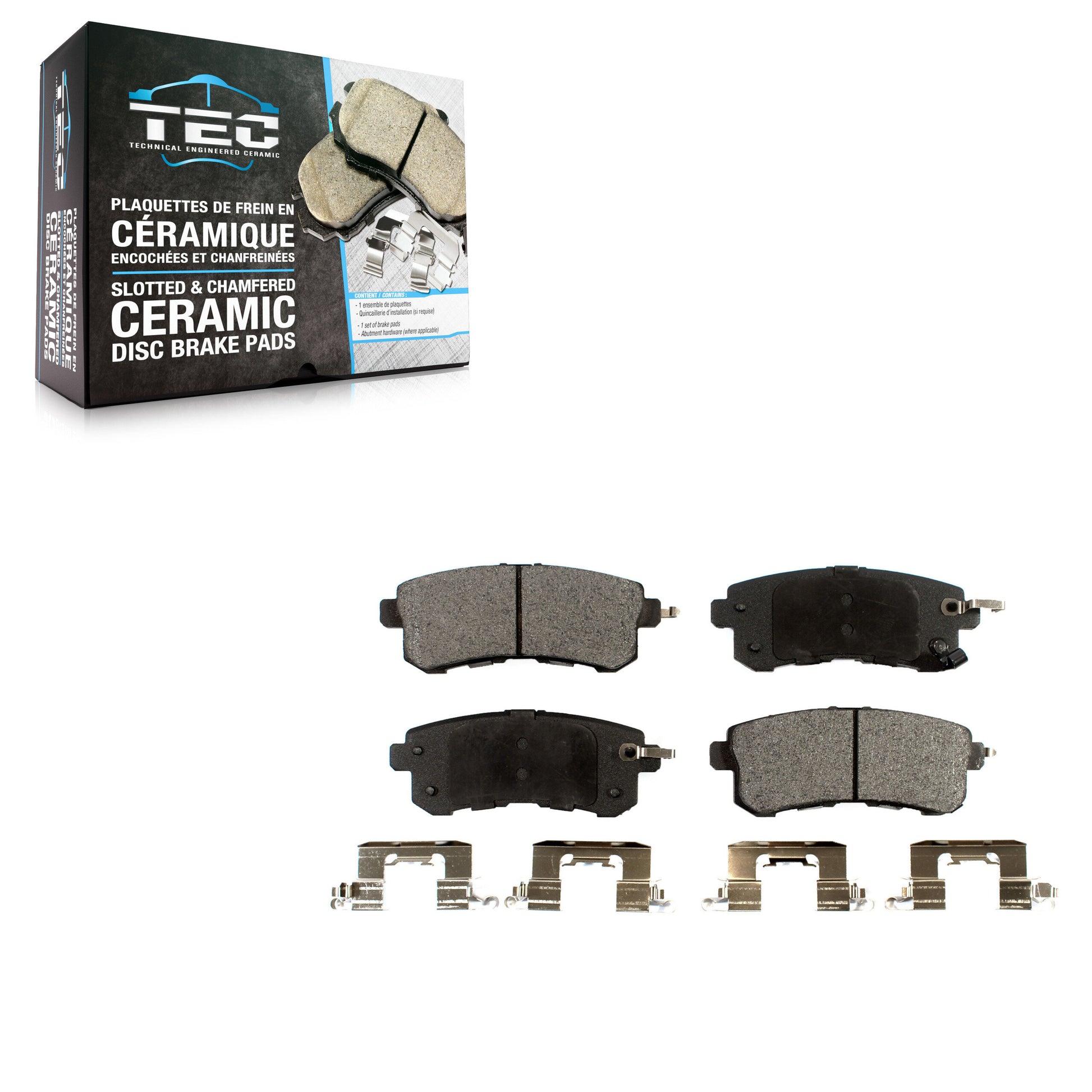 TEC TEC-1510 Disc Brake Pad for 2011-2024 Nissan Armada, INFINITI QX80, INFINITI QX56 - Rear
