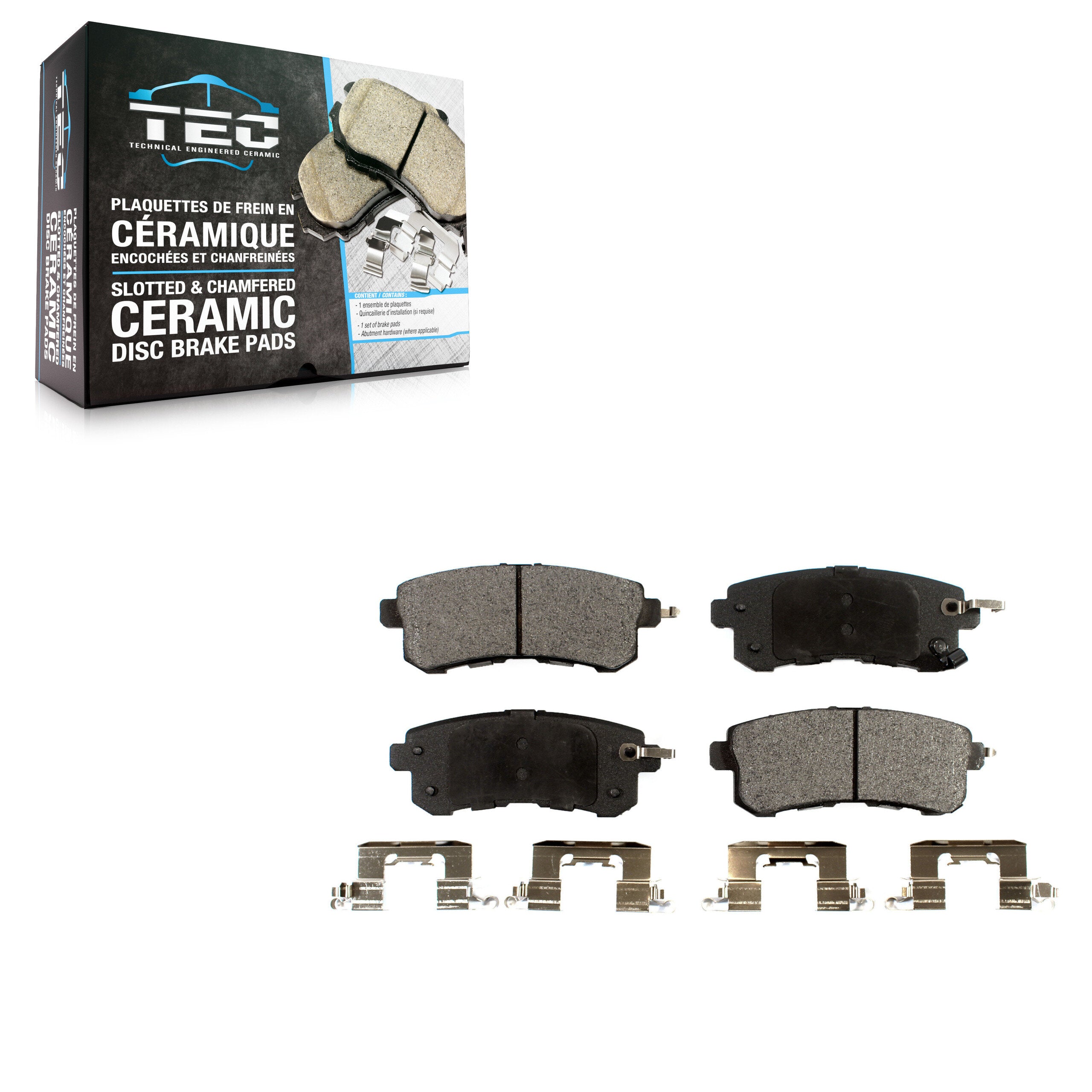 TEC TEC-1510 Disc Brake Pad for 2011-2024 Nissan Armada, INFINITI QX80, INFINITI QX56 - Rear