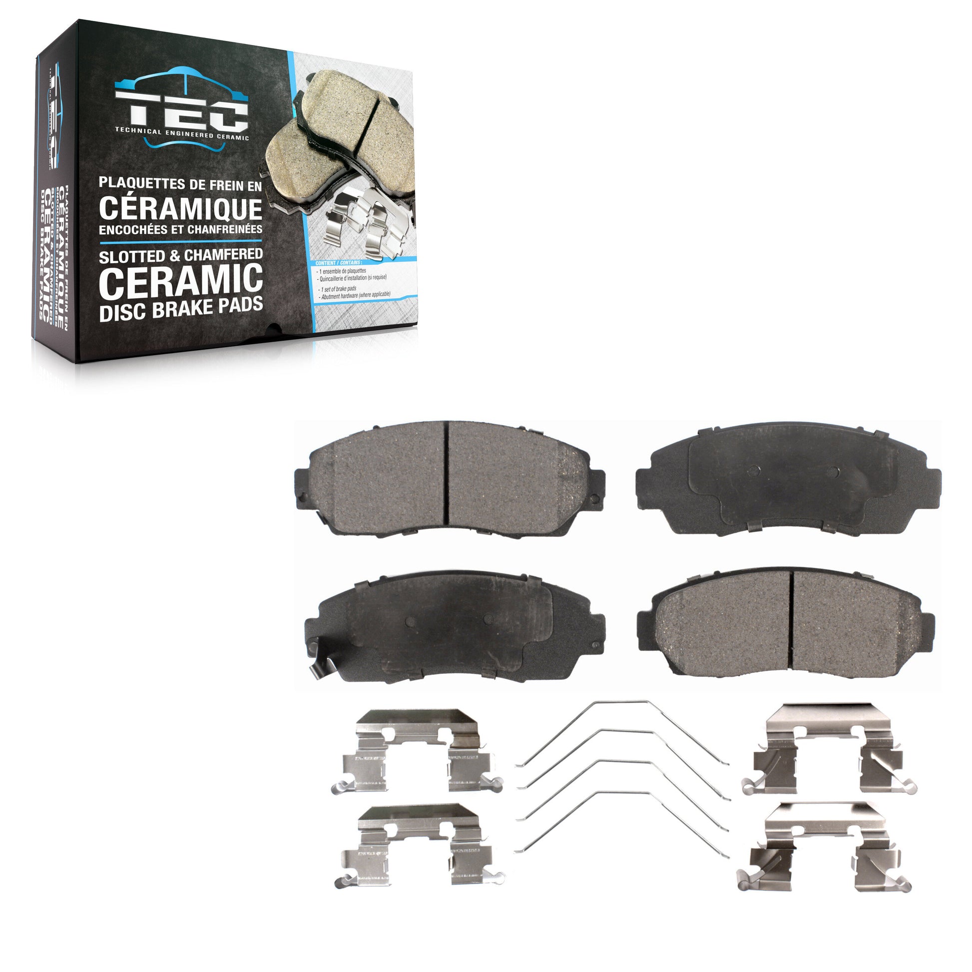 TEC TEC-1521 Disc Brake Pad for 2011-2025 Acura TLX, Honda CR-V, Acura RDX - Front