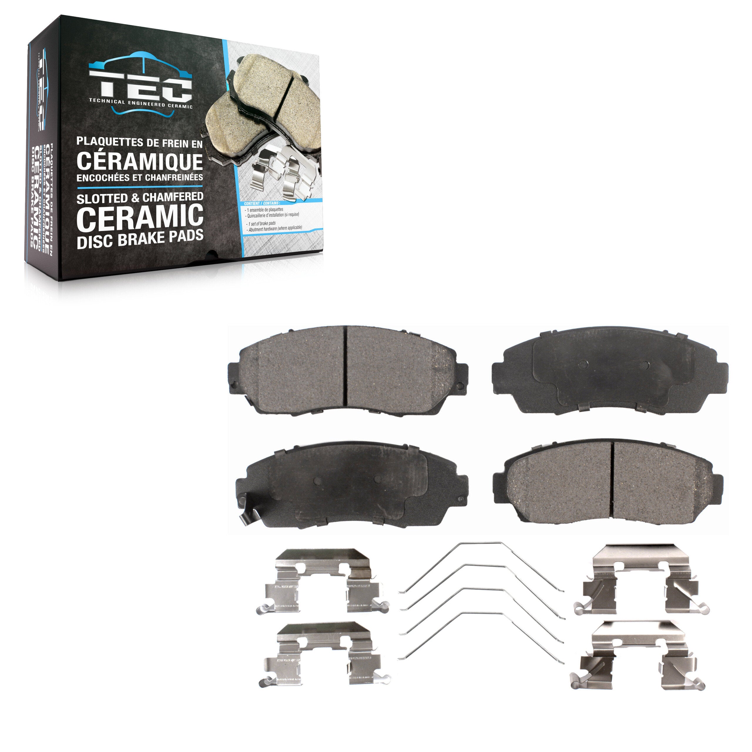 TEC TEC-1521 Disc Brake Pad for 2011-2025 Acura TLX, Honda CR-V, Acura RDX - Front
