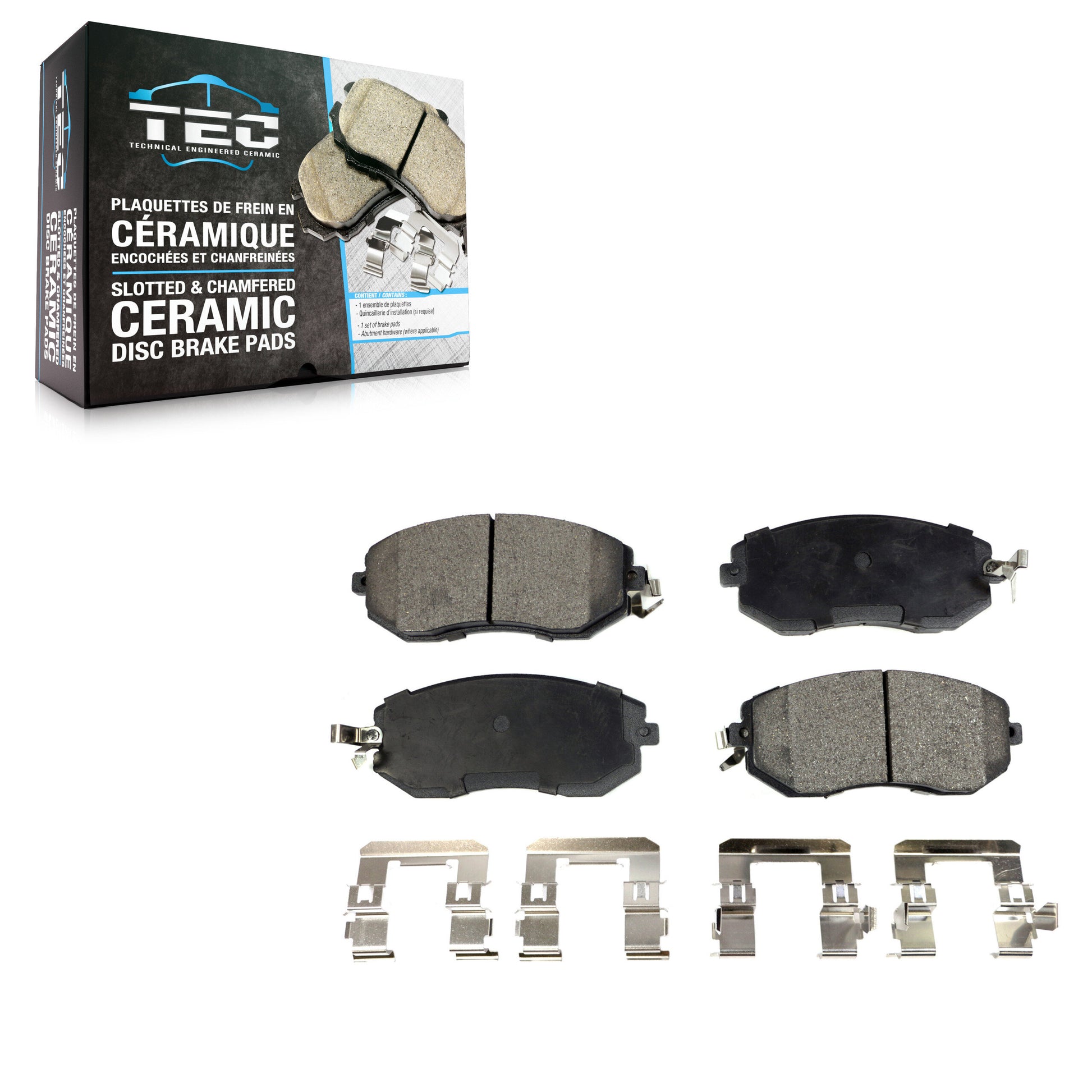 TEC TEC-1539 Disc Brake Pad for 2010-2023 Subaru BRZ, Toyota GR86, Toyota 86 - Front
