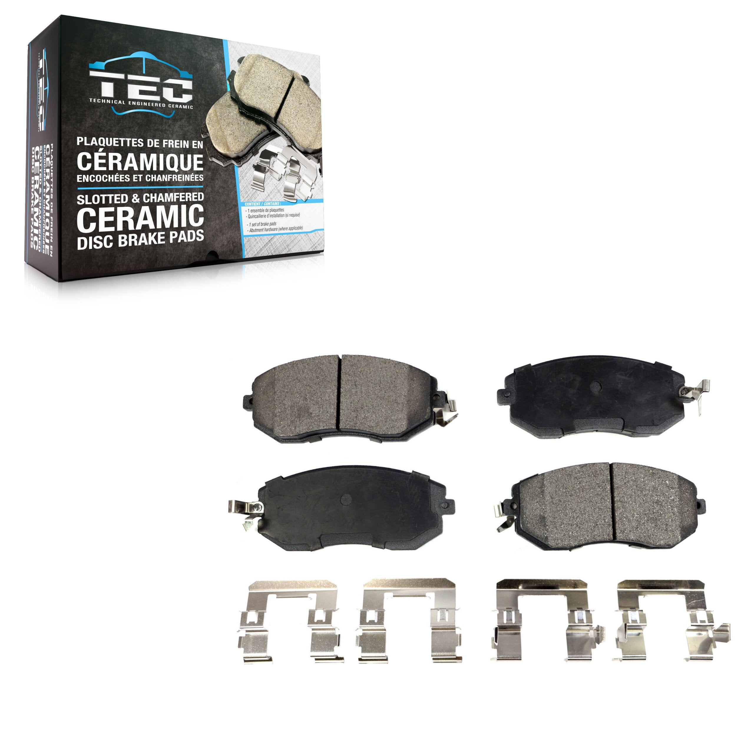 TEC TEC-1539 Disc Brake Pad for 2010-2023 Subaru BRZ, Toyota GR86, Toyota 86 - Front