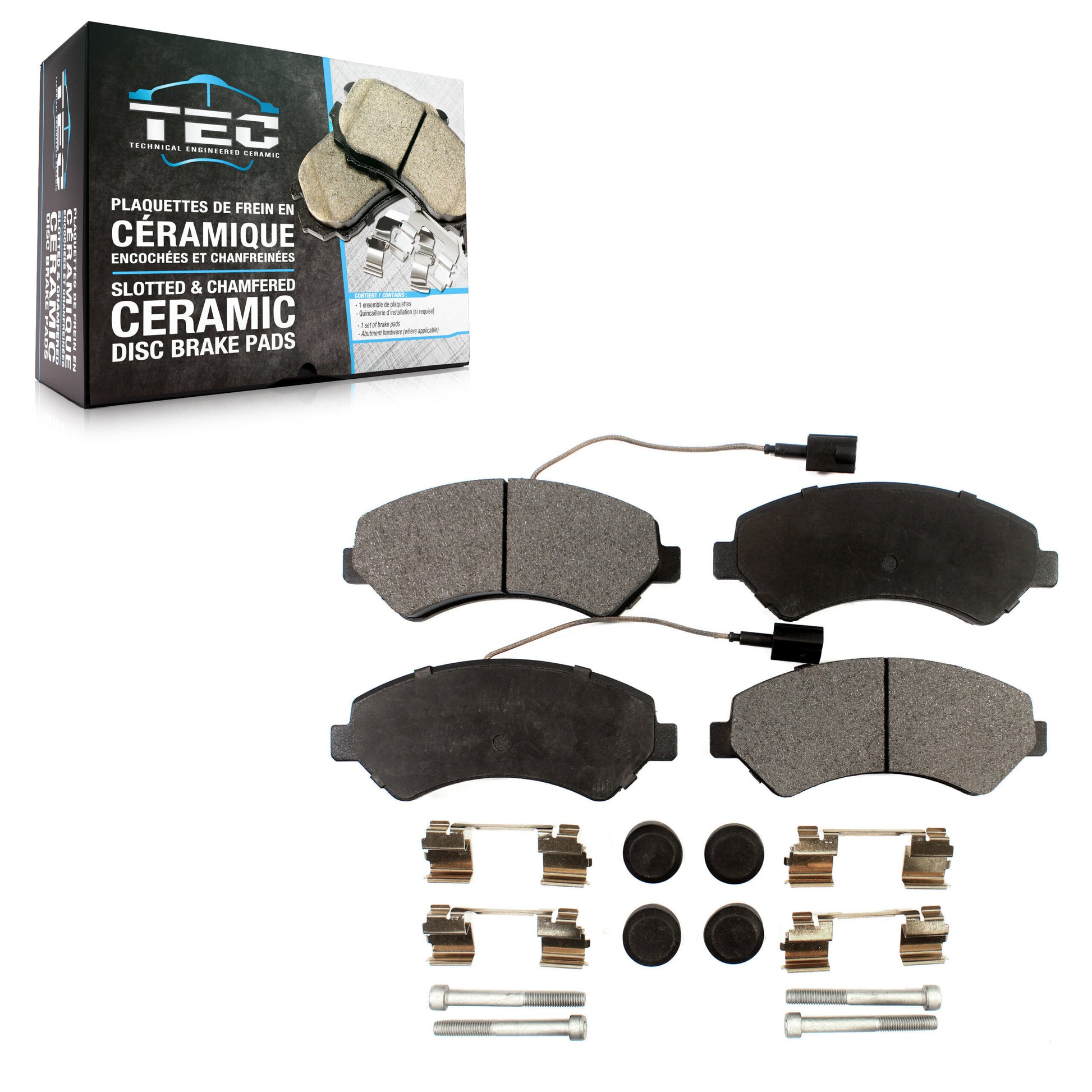 TEC TEC-1540 Disc Brake Pad for 2014-2022 Ram ProMaster 1500, Ram ProMaster 2500, Ram ProMaster 3500 - Front