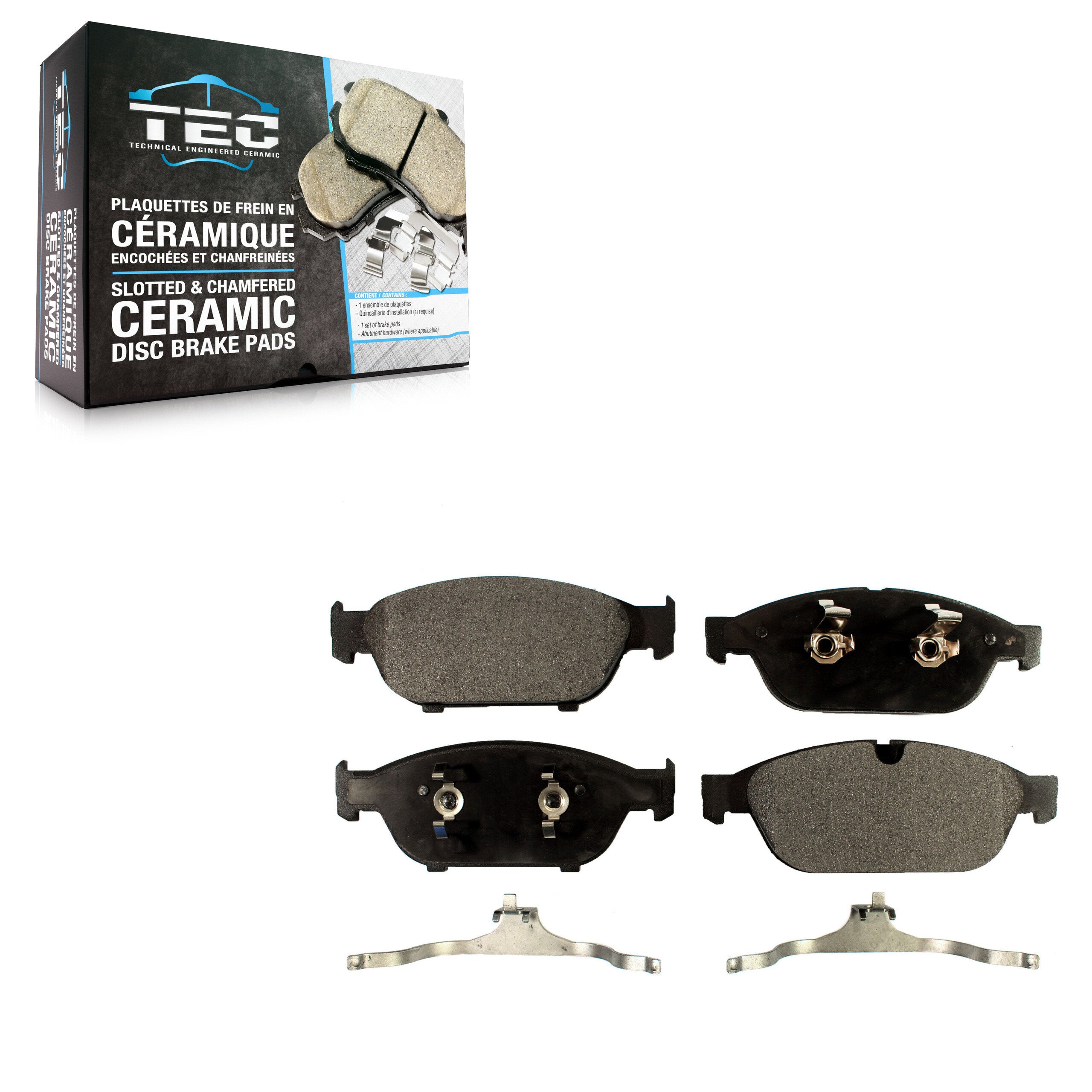 TEC TEC-1549 Disc Brake Pad for 2011-2018 Audi A6, Audi A8 Quattro, Audi A6 Quattro - Front