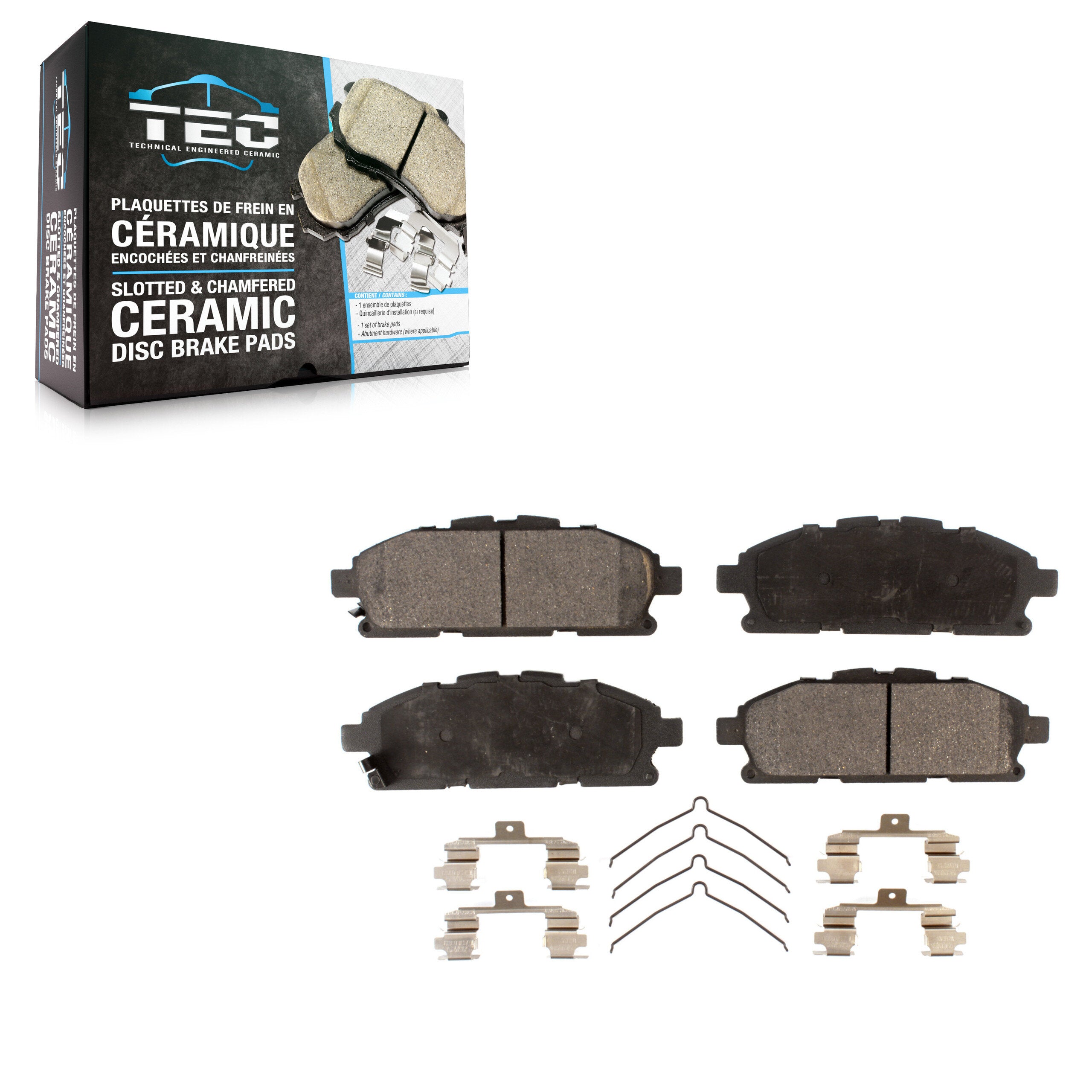 TEC TEC-1552 Disc Brake Pad for 2011-2017 Nissan Quest - Front