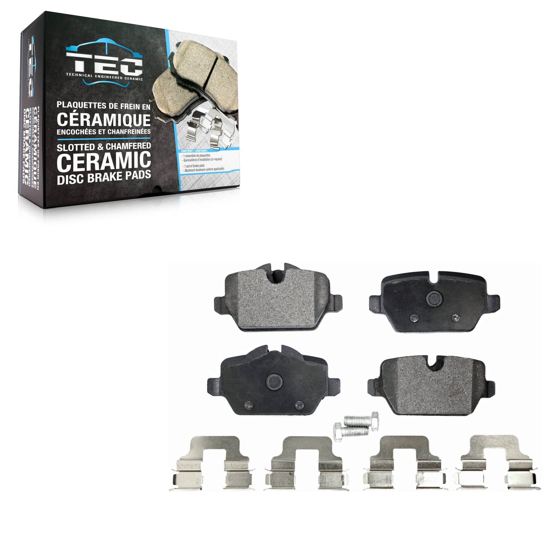 TEC TEC-1554 Disc Brake Pad for 2011-2016 Mini Cooper Paceman, Mini Cooper Countryman - Rear