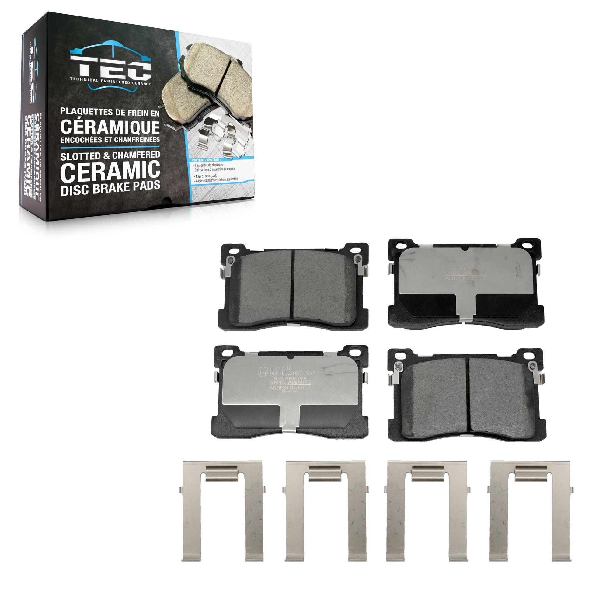 TEC TEC-1576 Disc Brake Pad for 2012-2017 Kia K900, Hyundai Equus - Front