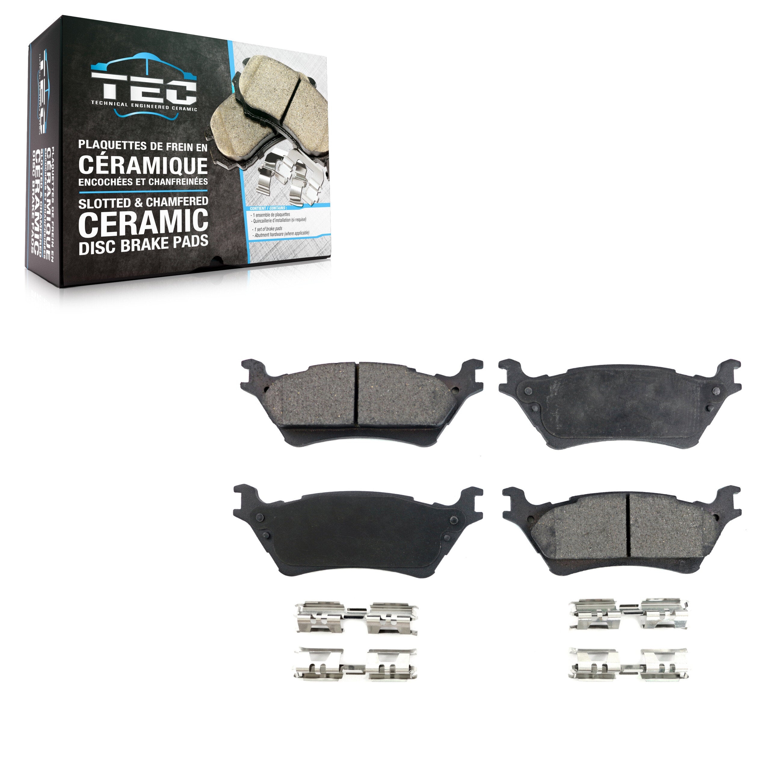 TEC TEC-1602 Disc Brake Pad for 2012-2020 Ford F-150 - Rear