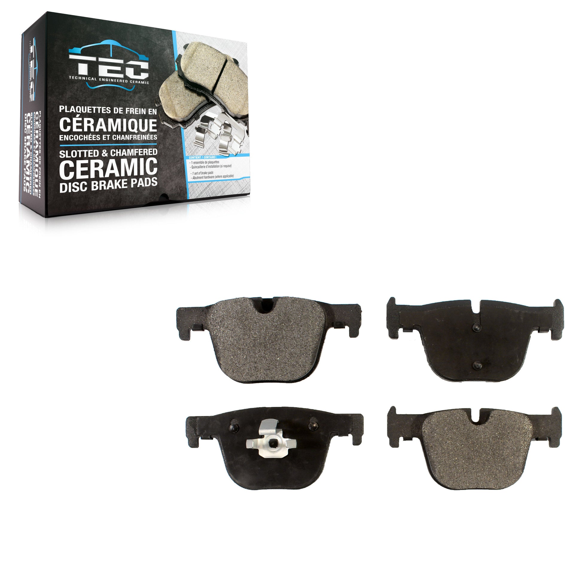 TEC TEC-1610 Disc Brake Pad for 2012-2020 BMW 330i, BMW 330i GT xDrive, BMW 330i xDrive - Rear