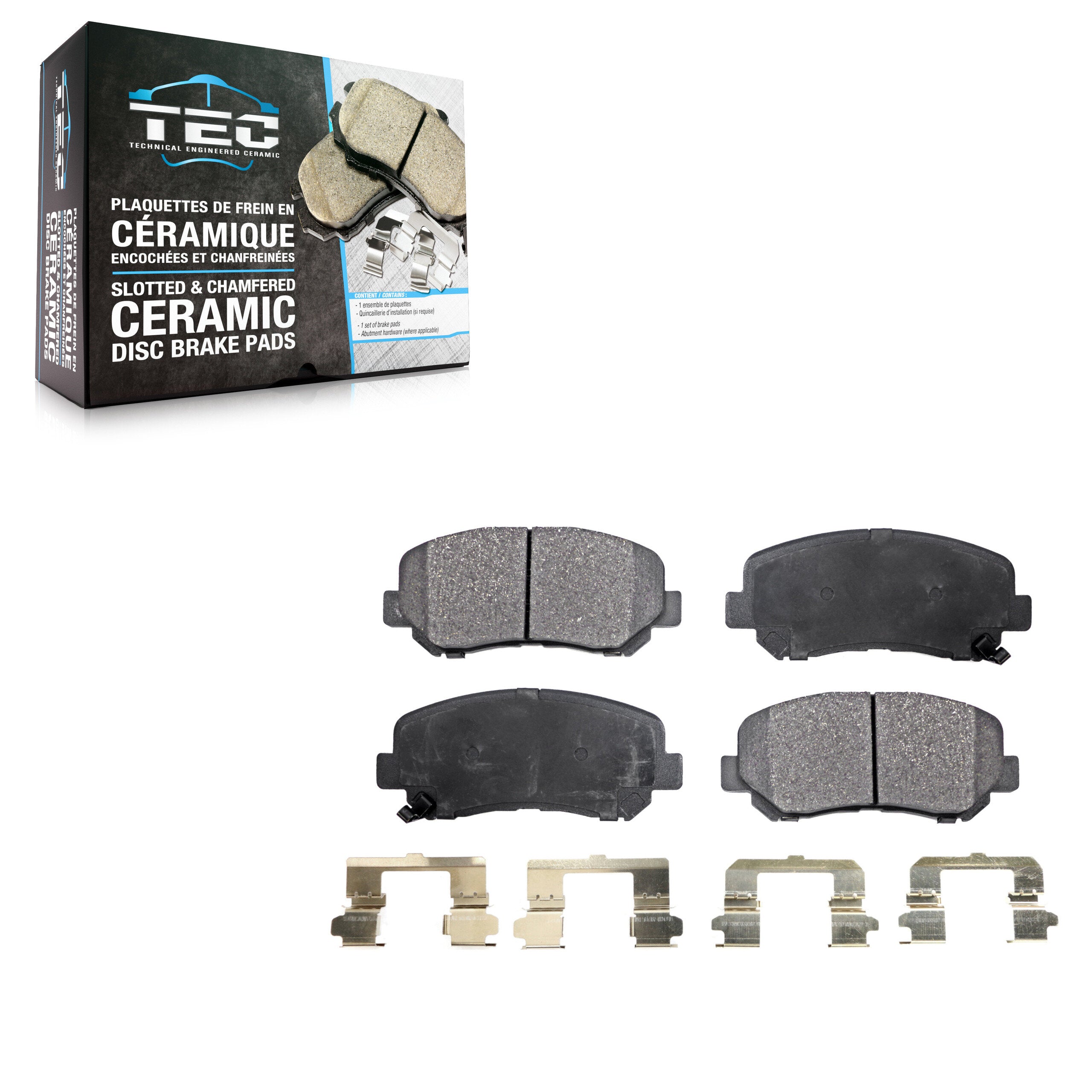 TEC TEC-1623 Disc Brake Pad for 2013-2024 Mazda CX-5, Chrysler 200, Dodge Dart - Front