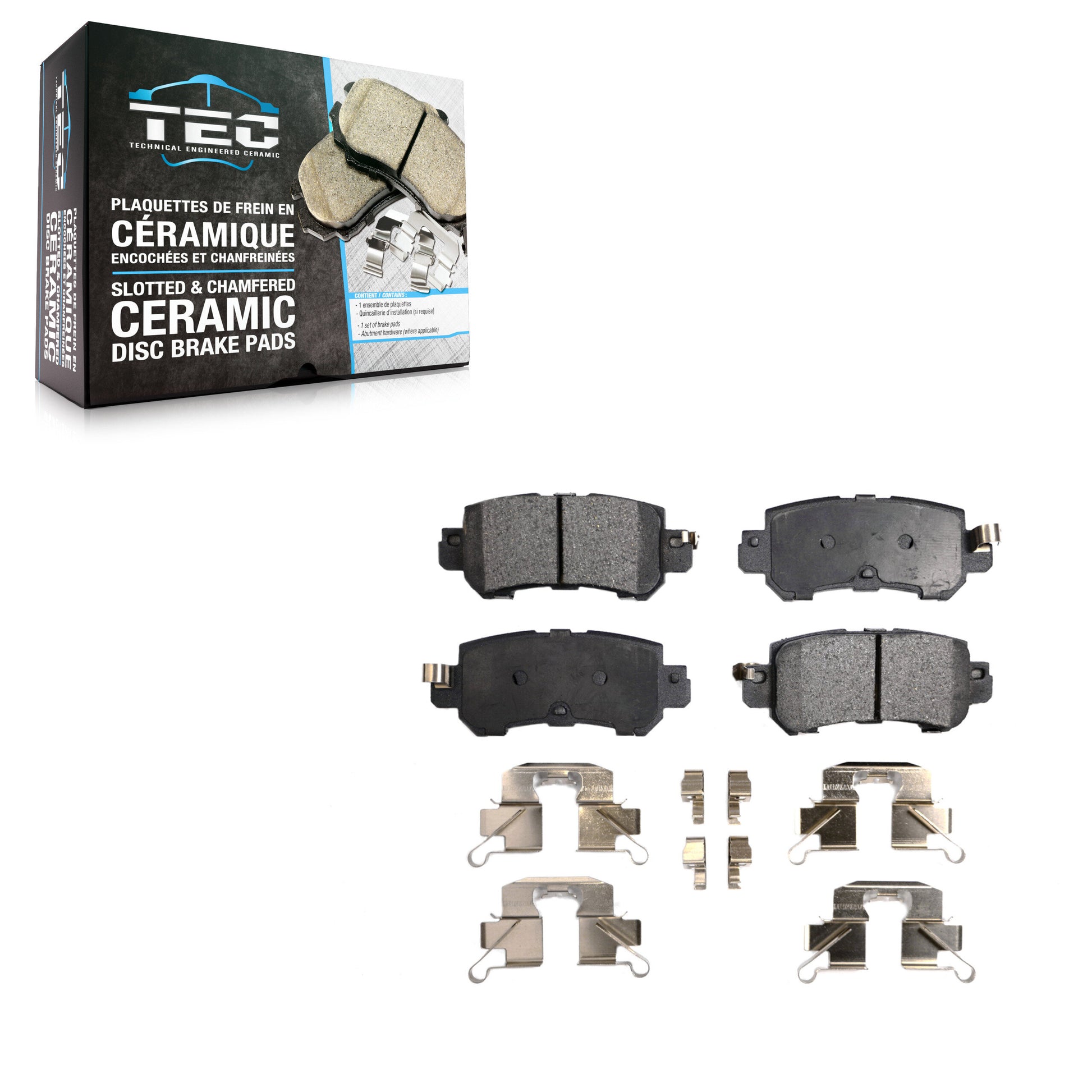 TEC TEC-1624 Disc Brake Pad for 2013-2018 Mazda CX-3, Mazda CX-5 - Rear