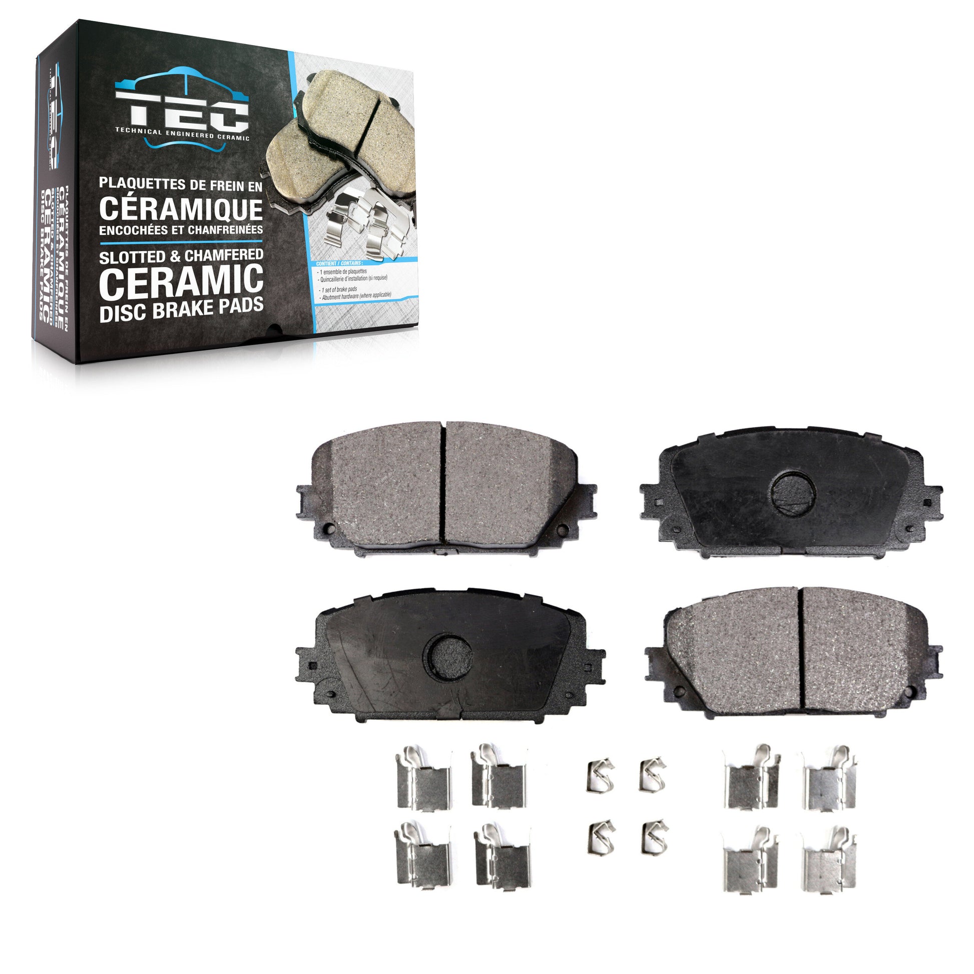 TEC TEC-1628 Disc Brake Pad for 2012-2018 Toyota Yaris - Front