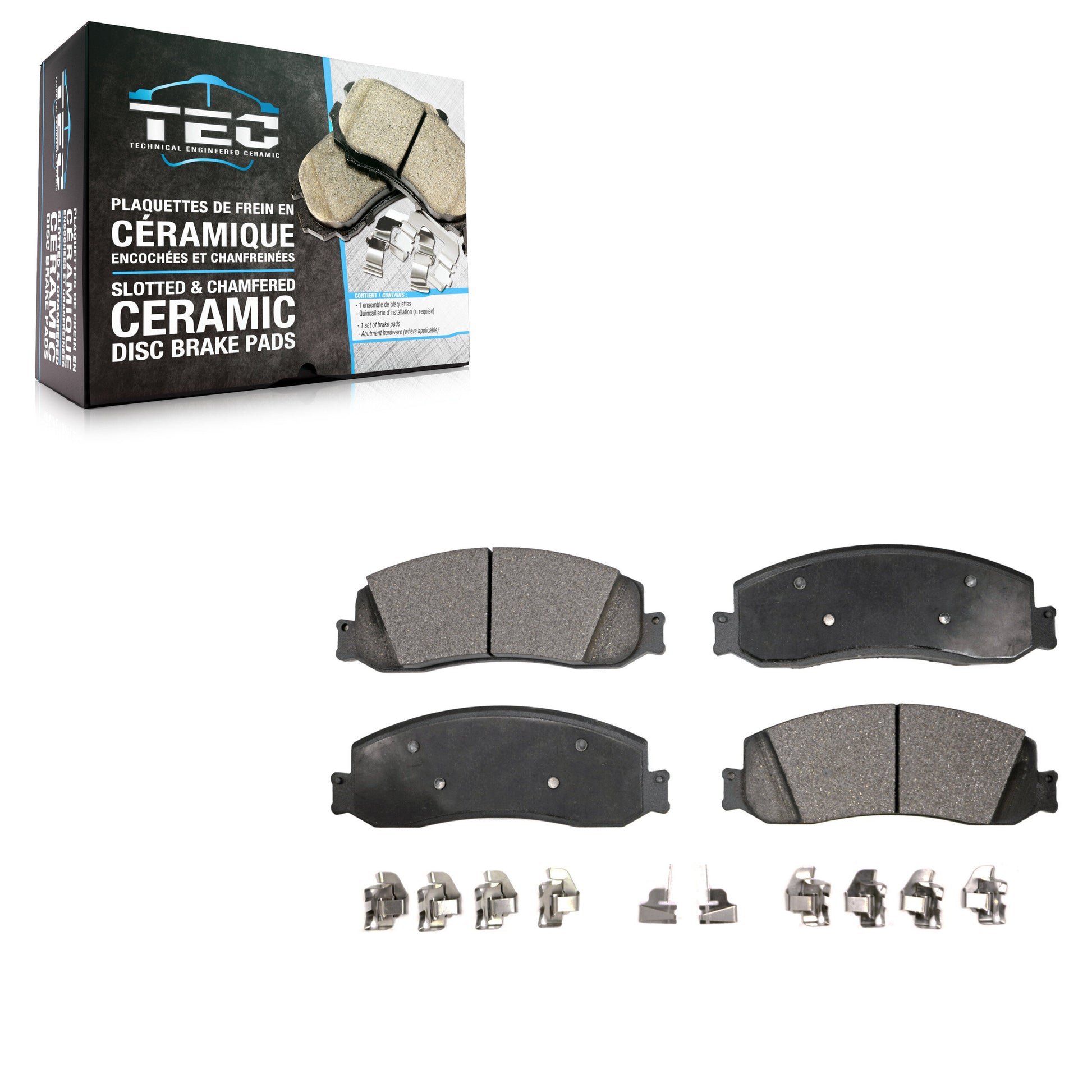 TEC TEC-1631 Disc Brake Pad for 2008-2012 Ford F-250 Super Duty, Ford F-350 Super Duty - Front