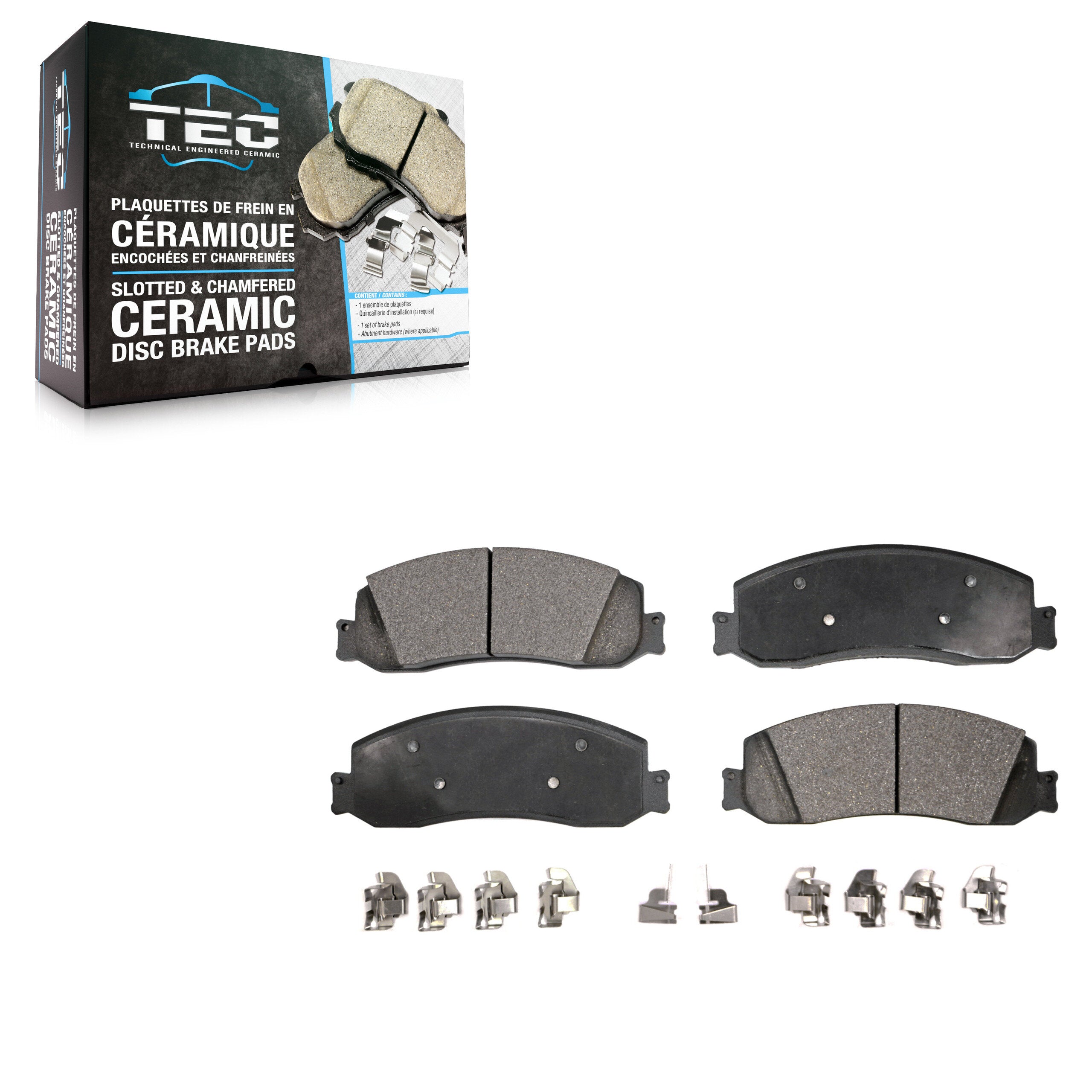 TEC TEC-1631 Disc Brake Pad for 2008-2012 Ford F-250 Super Duty, Ford F-350 Super Duty - Front