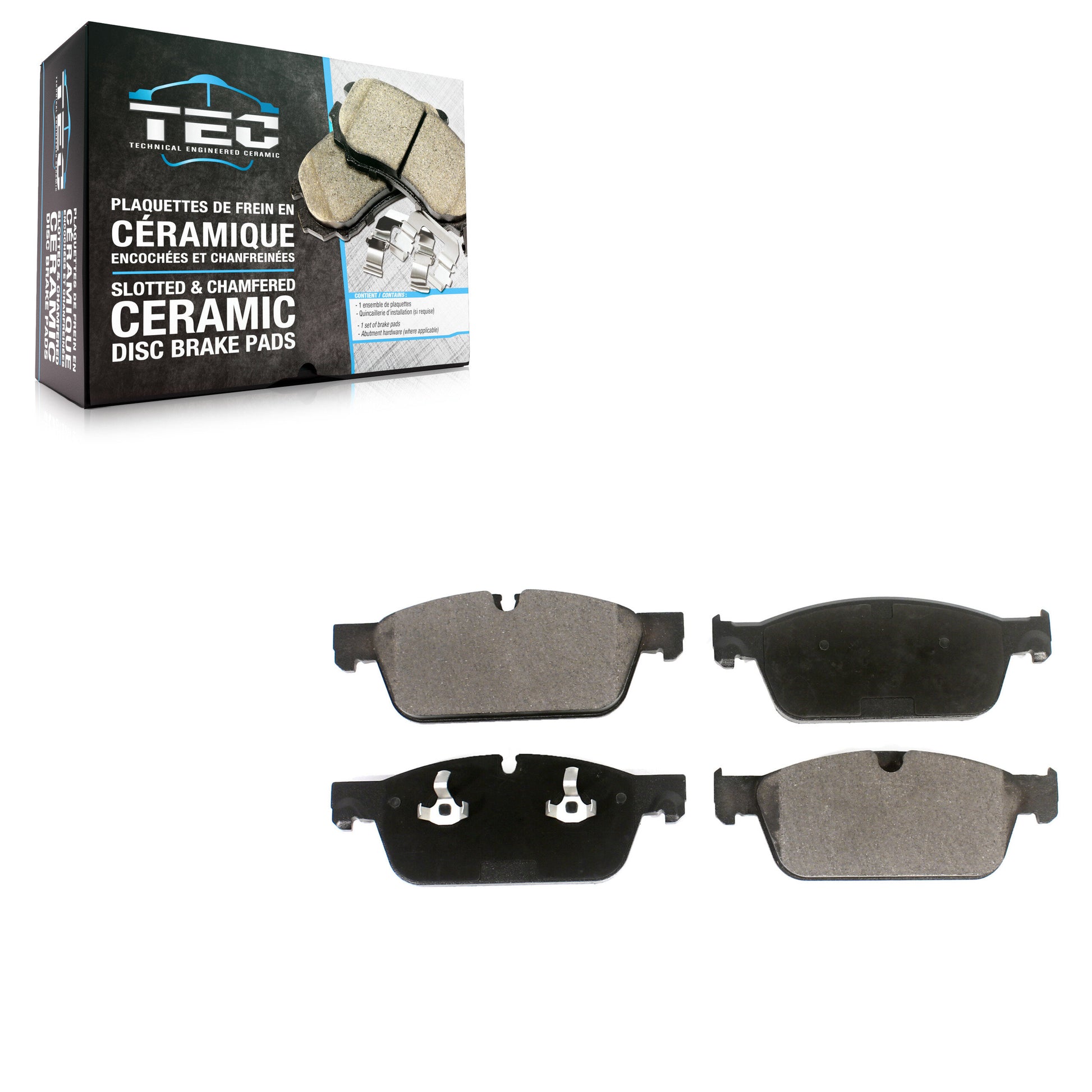 TEC TEC-1636 Disc Brake Pad for 2012-2018 Mercedes-Benz GLS350d, Mercedes-Benz GLE550e, Mercedes-Benz GL350 - Front