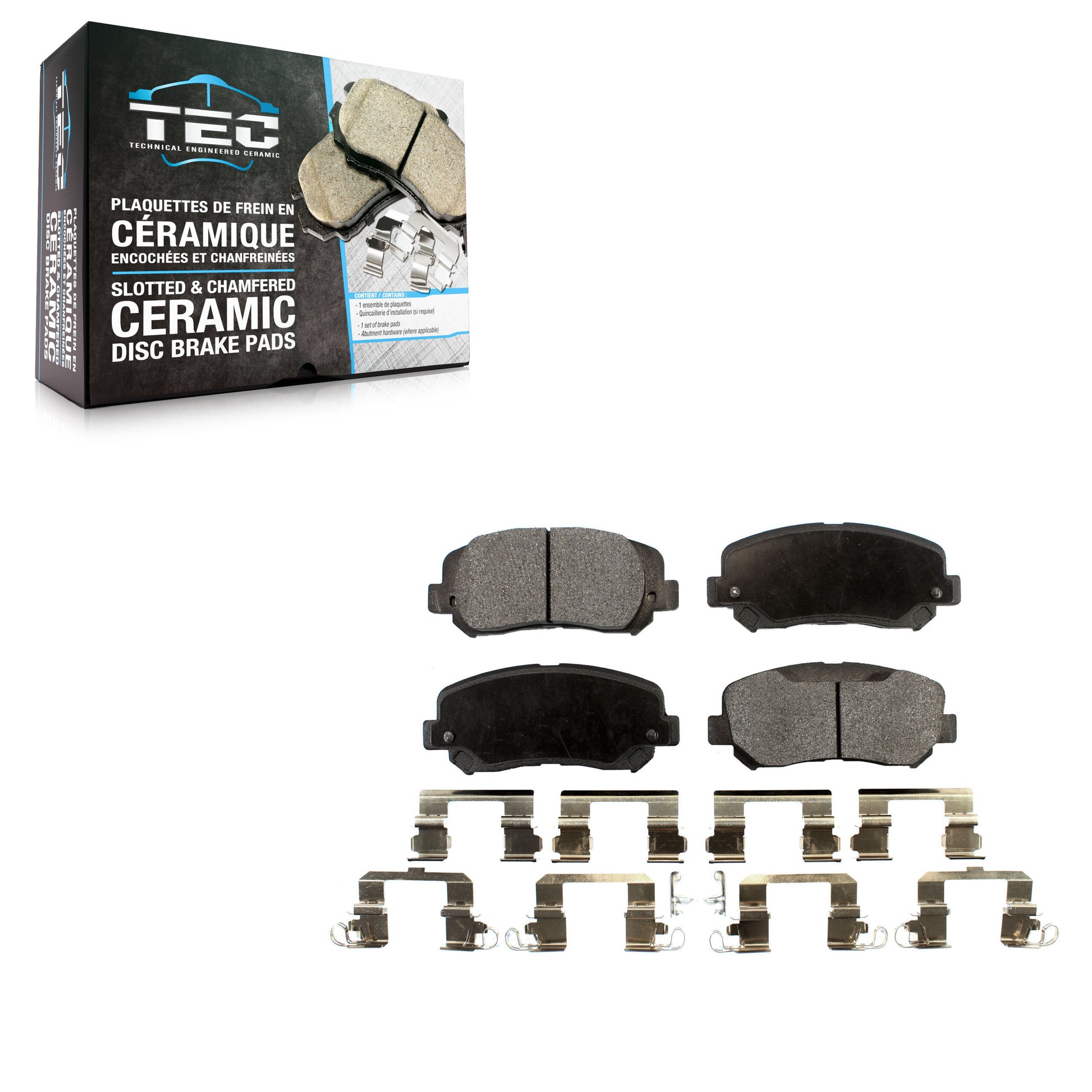 TEC TEC-1640 Disc Brake Pad for 2014-2017 Jeep Cherokee - Front