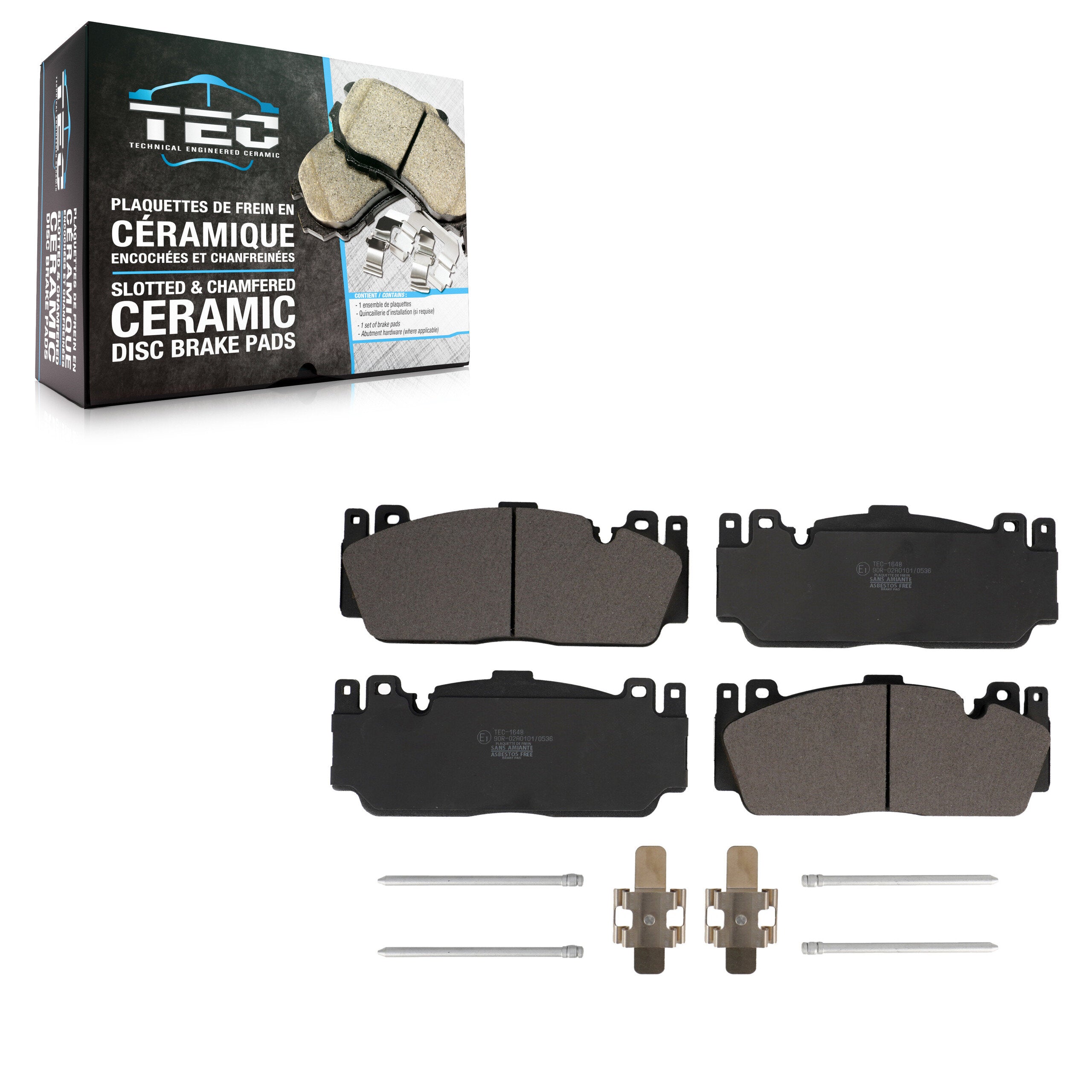 TEC TEC-1648 Disc Brake Pad for 2012-2021 BMW M2, BMW M3, BMW M4 - Front
