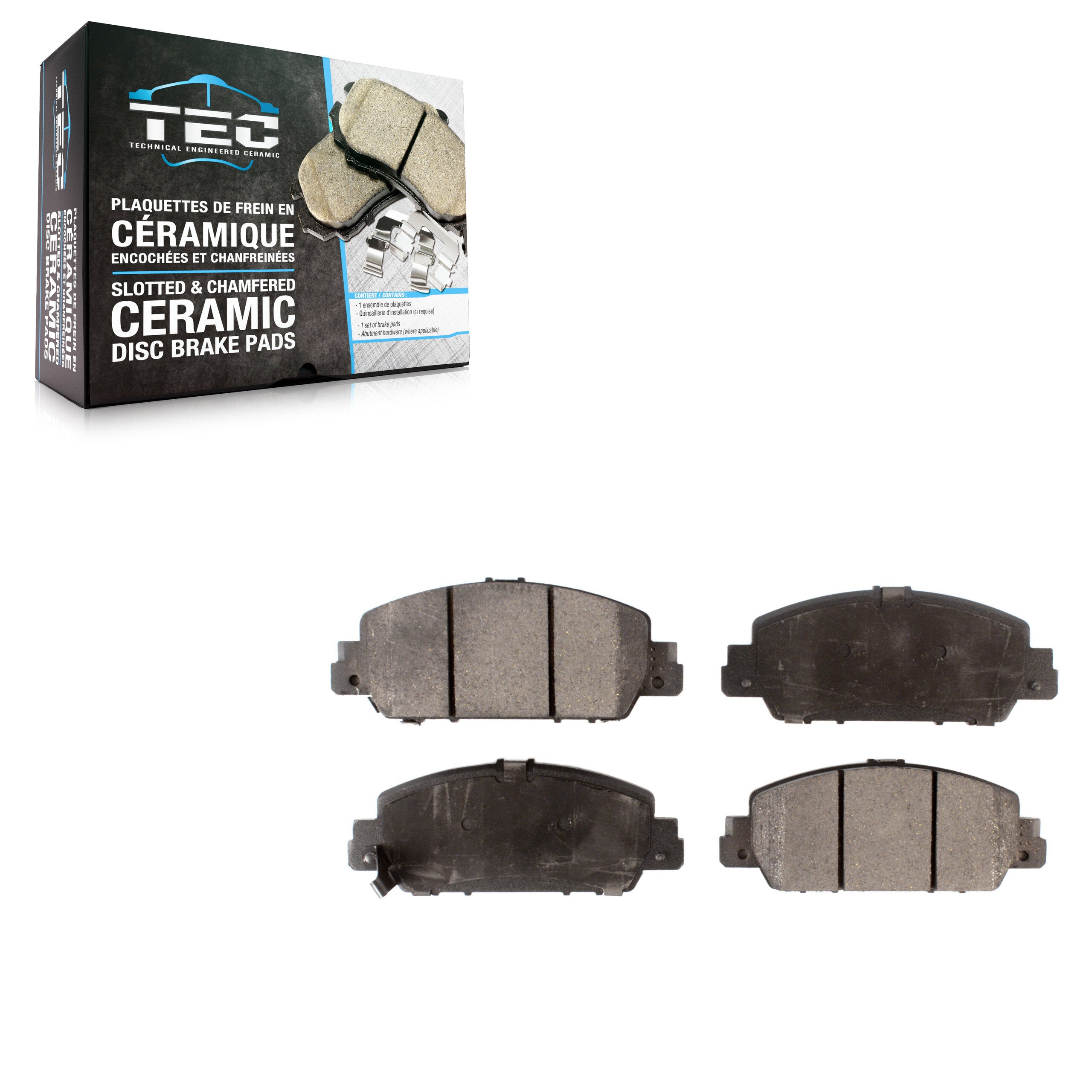 TEC TEC-1654 Disc Brake Pad for 2013-2025 Honda Accord, Honda HR-V - Front