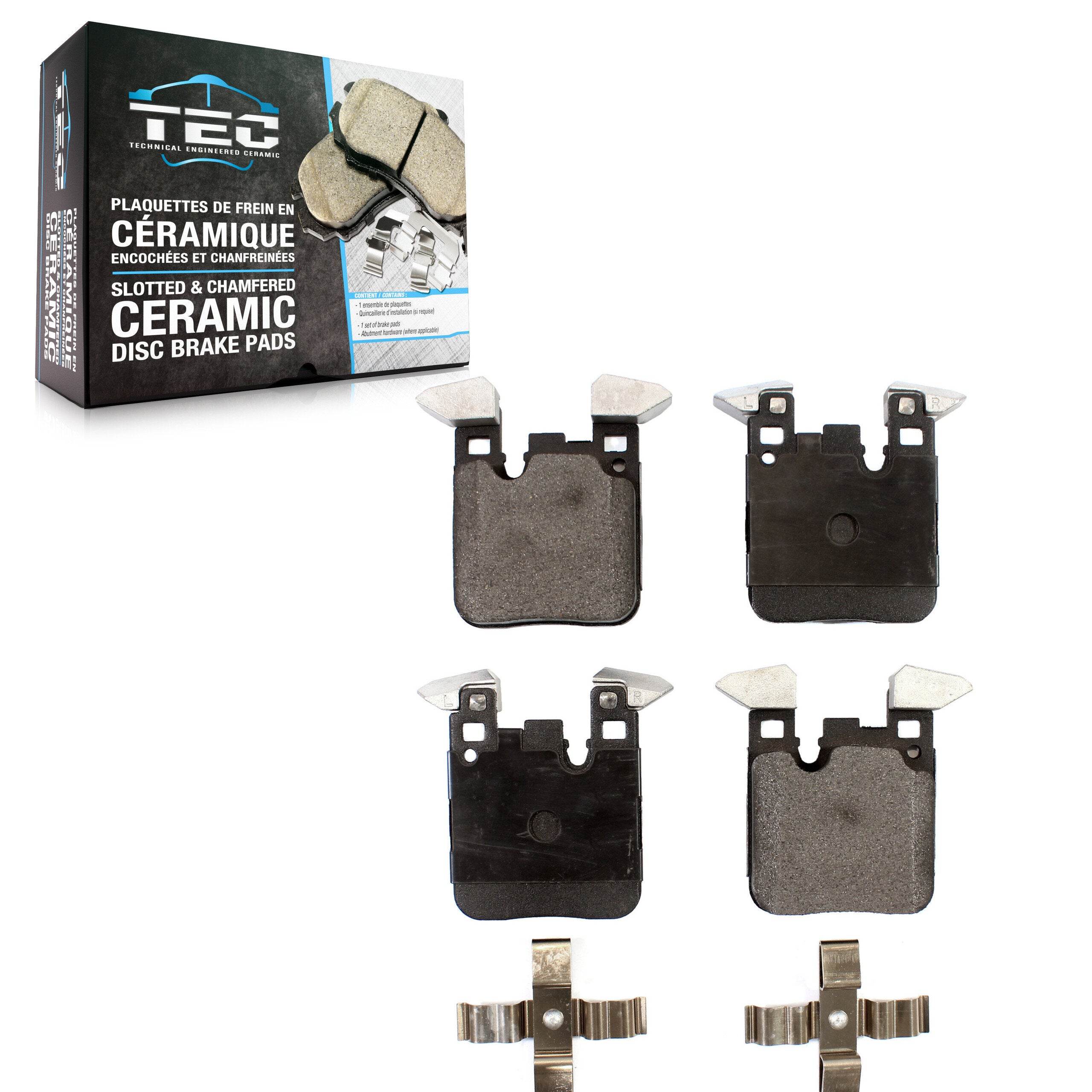TEC TEC-1656 Disc Brake Pad for 2012-2021 BMW 230i, BMW 230i xDrive, BMW 330i - Rear