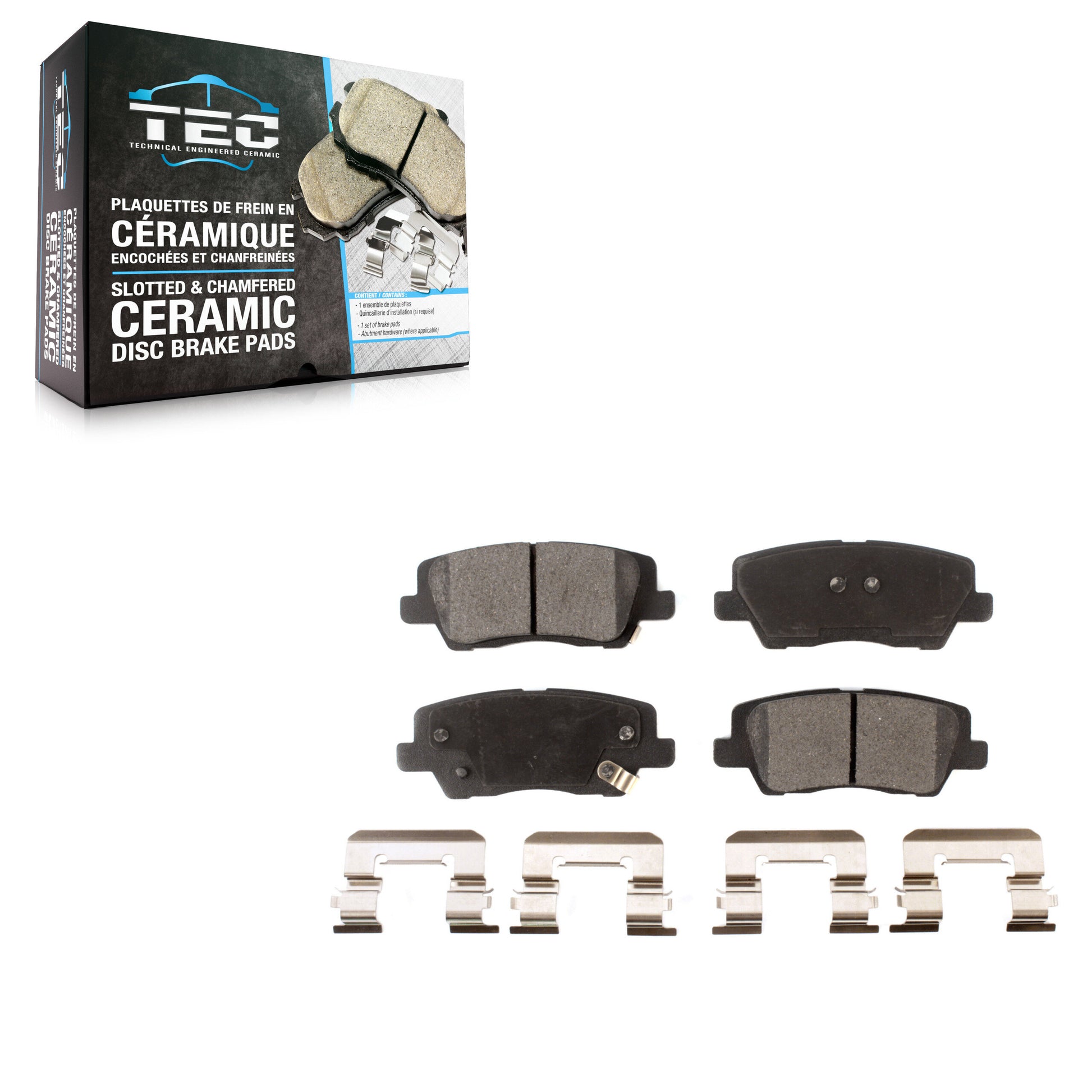 TEC TEC-1659 Disc Brake Pad for 2013-2019 Cadillac ATS, Cadillac CTS - Rear