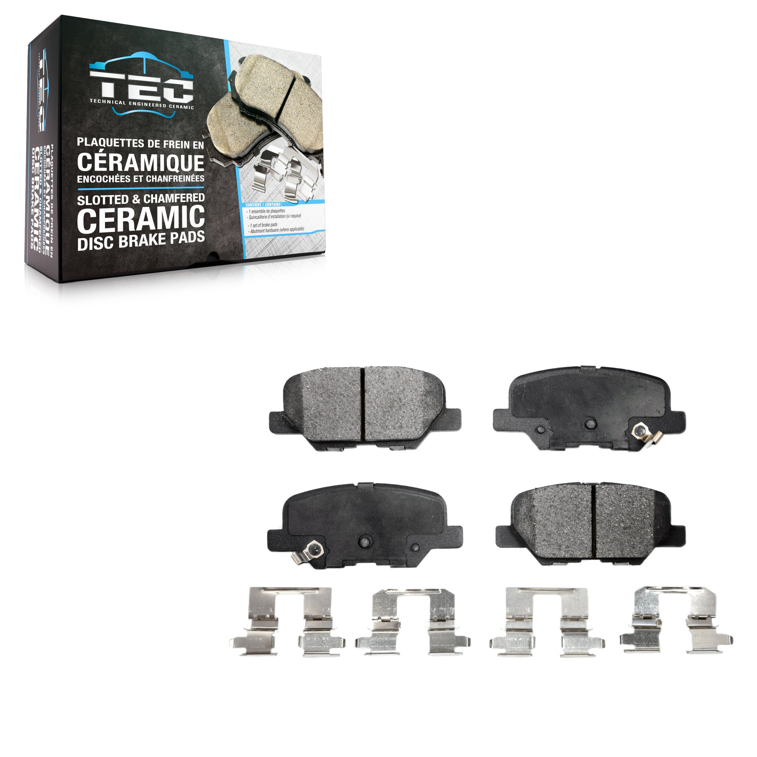 TEC TEC-1679 Disc Brake Pad for 2013-2024 Mazda 3, Mazda 3 Sport, Mitsubishi Outlander - Rear