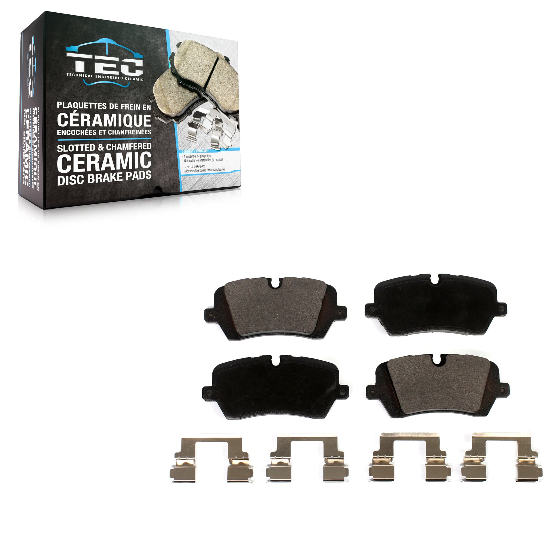 TEC TEC-1692 Disc Brake Pad for 2013-2024 Land Rover Range Rover Sport, Land Rover Defender 90, Land Rover Range Rover - Rear Left, Rear