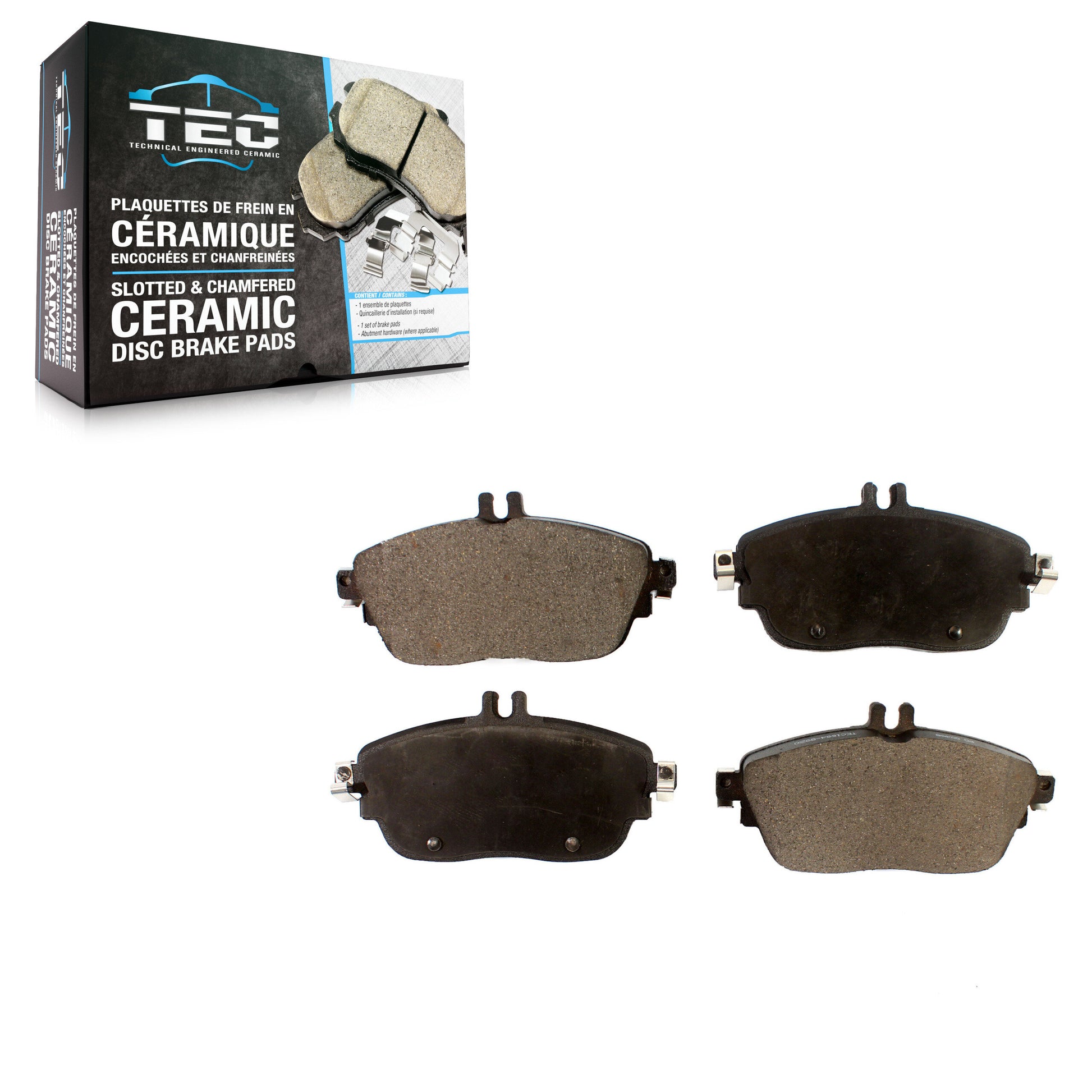 TEC TEC-1694 Disc Brake Pad for 2013-2020 INFINITI QX30, Mercedes-Benz B250e, Mercedes-Benz GLA250 - Front
