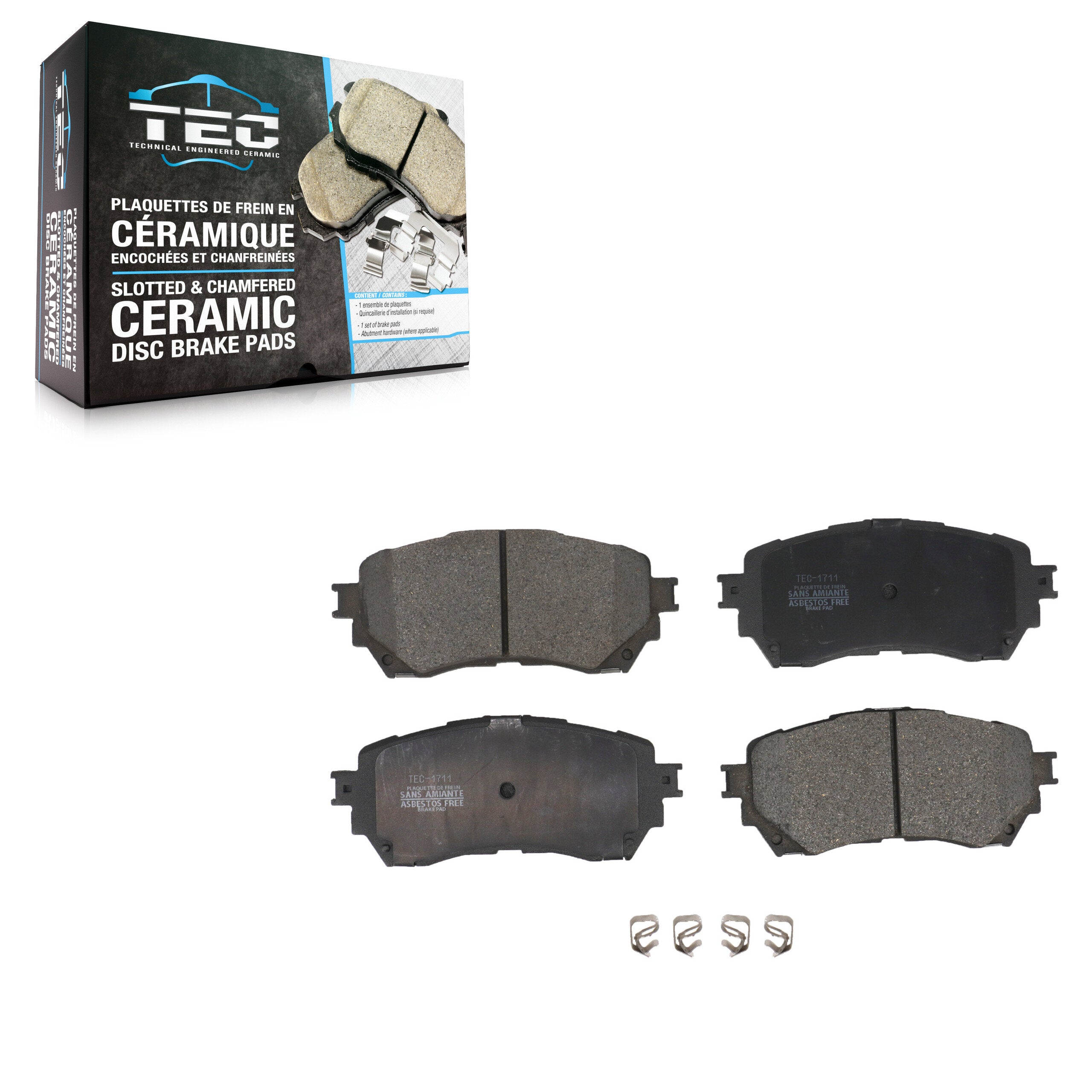 TEC TEC-1711 Disc Brake Pad for 2014-2021 Mazda 6 - Front