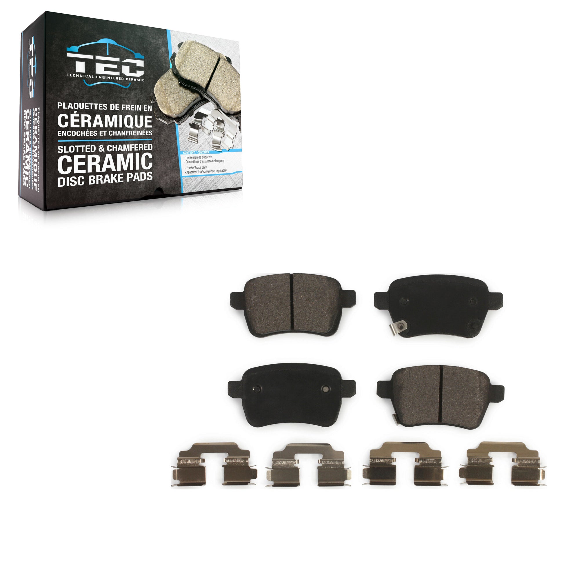TEC TEC-1722 Disc Brake Pad for 2014-2020 Fiat 500L - Rear