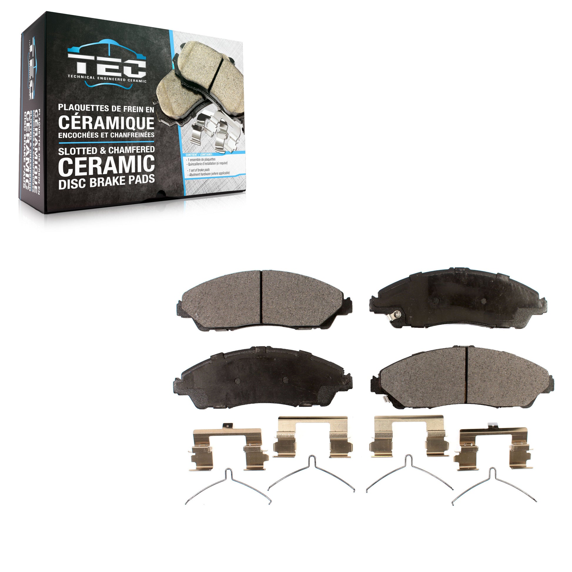 TEC TEC-1723 Disc Brake Pad for 2014-2024 Honda Ridgeline, Honda Pilot, Acura MDX - Front
