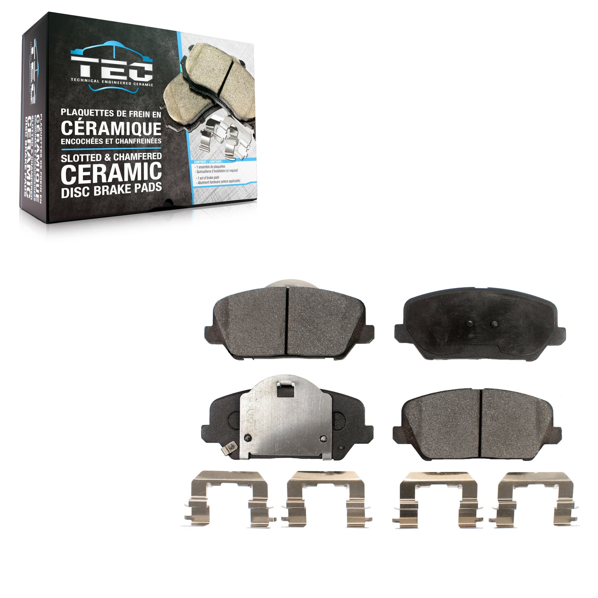 TEC TEC-1735 Disc Brake Pad for 2014-2016 Kia Forte, Kia Forte Koup, Kia Forte5 - Front