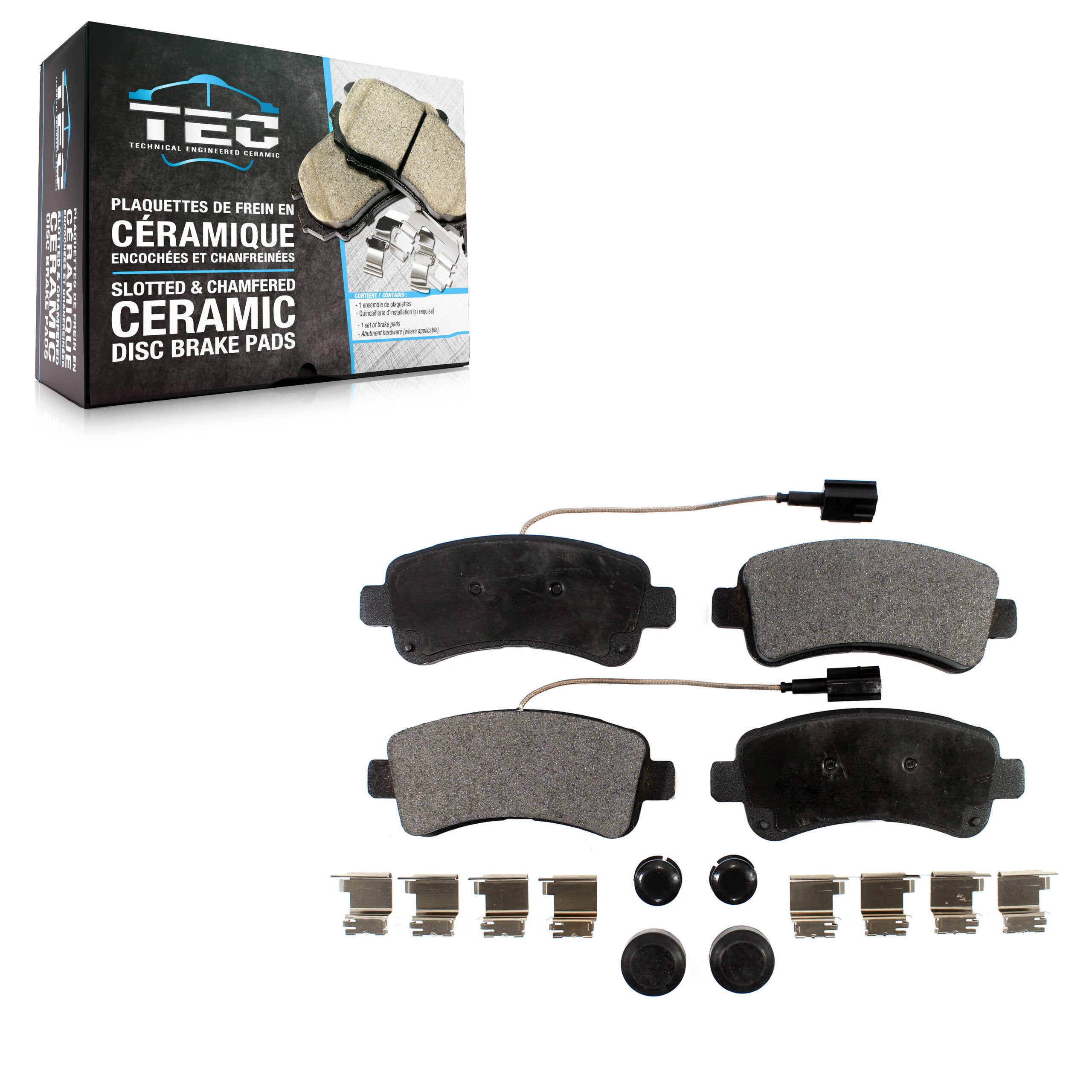TEC TEC-1746 Disc Brake Pad for 2014-2021 Ram ProMaster 1500, Ram ProMaster 2500, Ram ProMaster 3500 - Rear