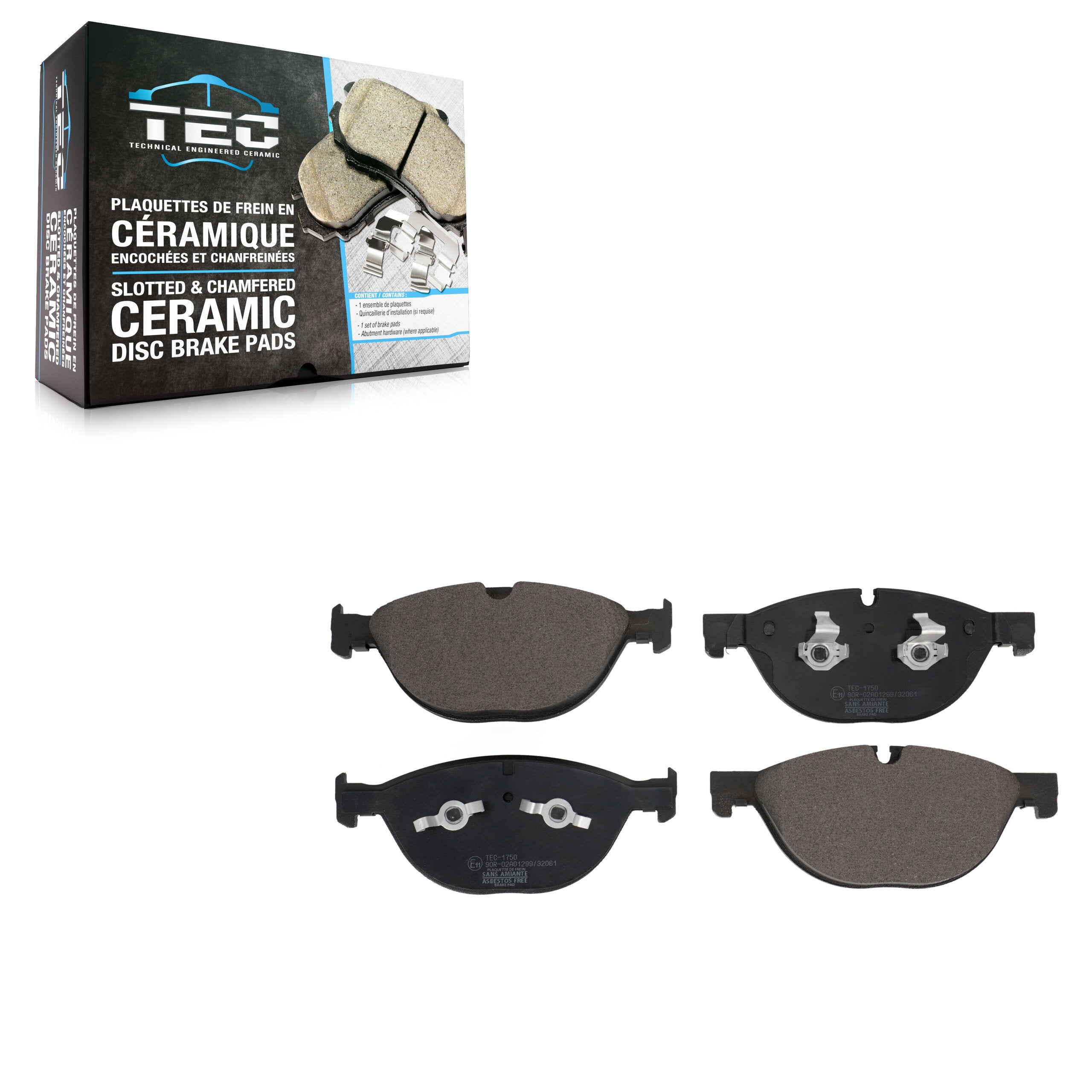 TEC TEC-1750 Disc Brake Pad for 2014-2020 Jaguar F-Type - Front