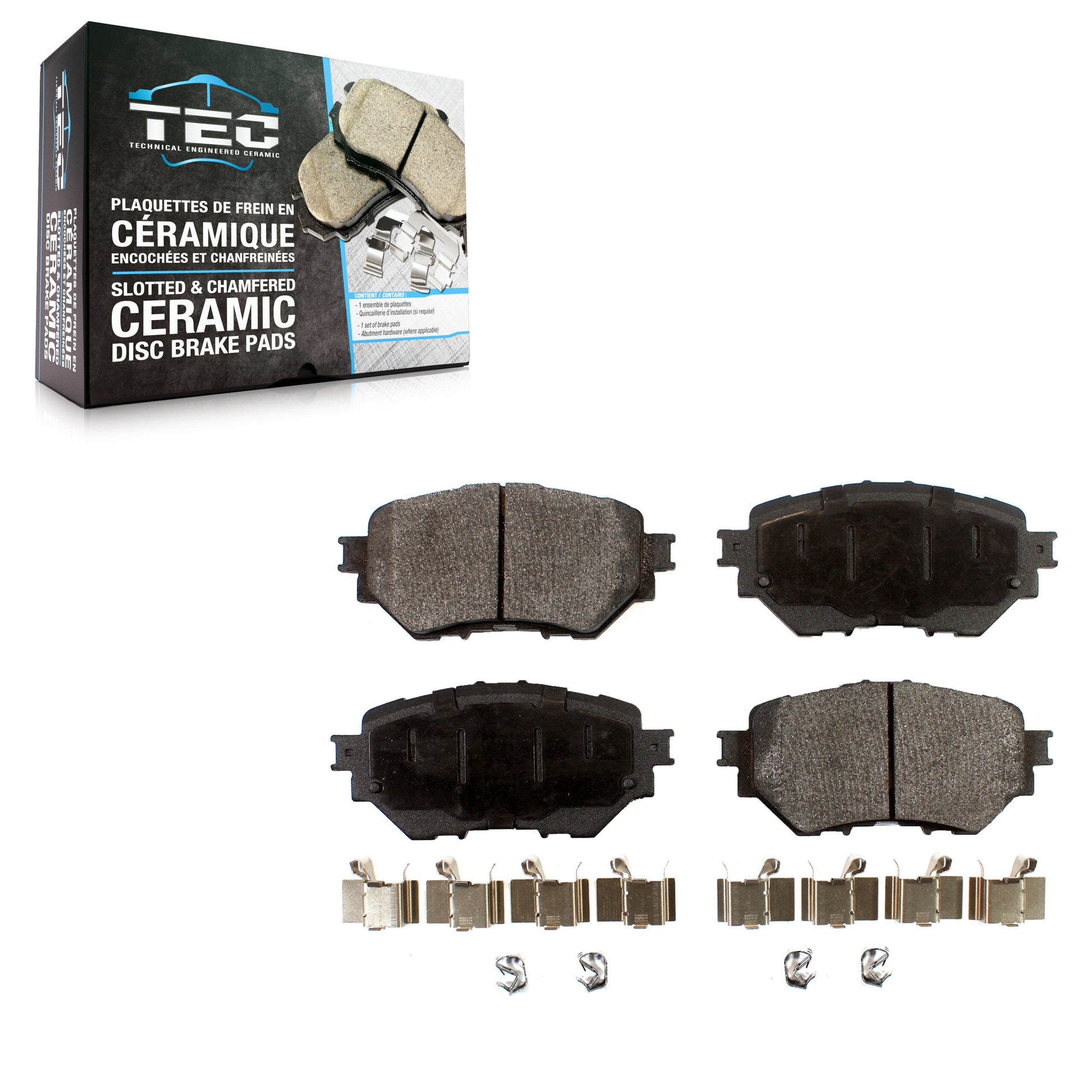 TEC TEC-1759 Disc Brake Pad for 2014-2018 Mazda 3, Mazda 3 Sport - Front