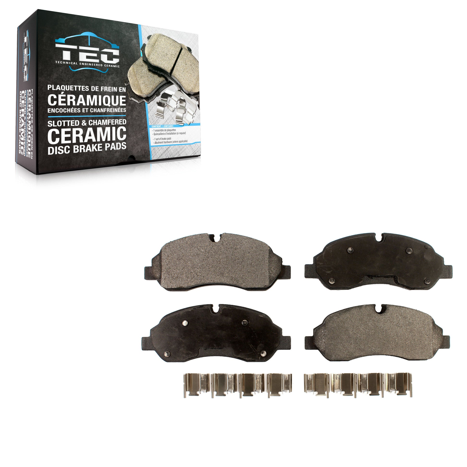 TEC TEC-1774 Disc Brake Pad for 2015-2023 Ford Transit-150, Ford Transit-350, Ford Transit-350 HD - Front