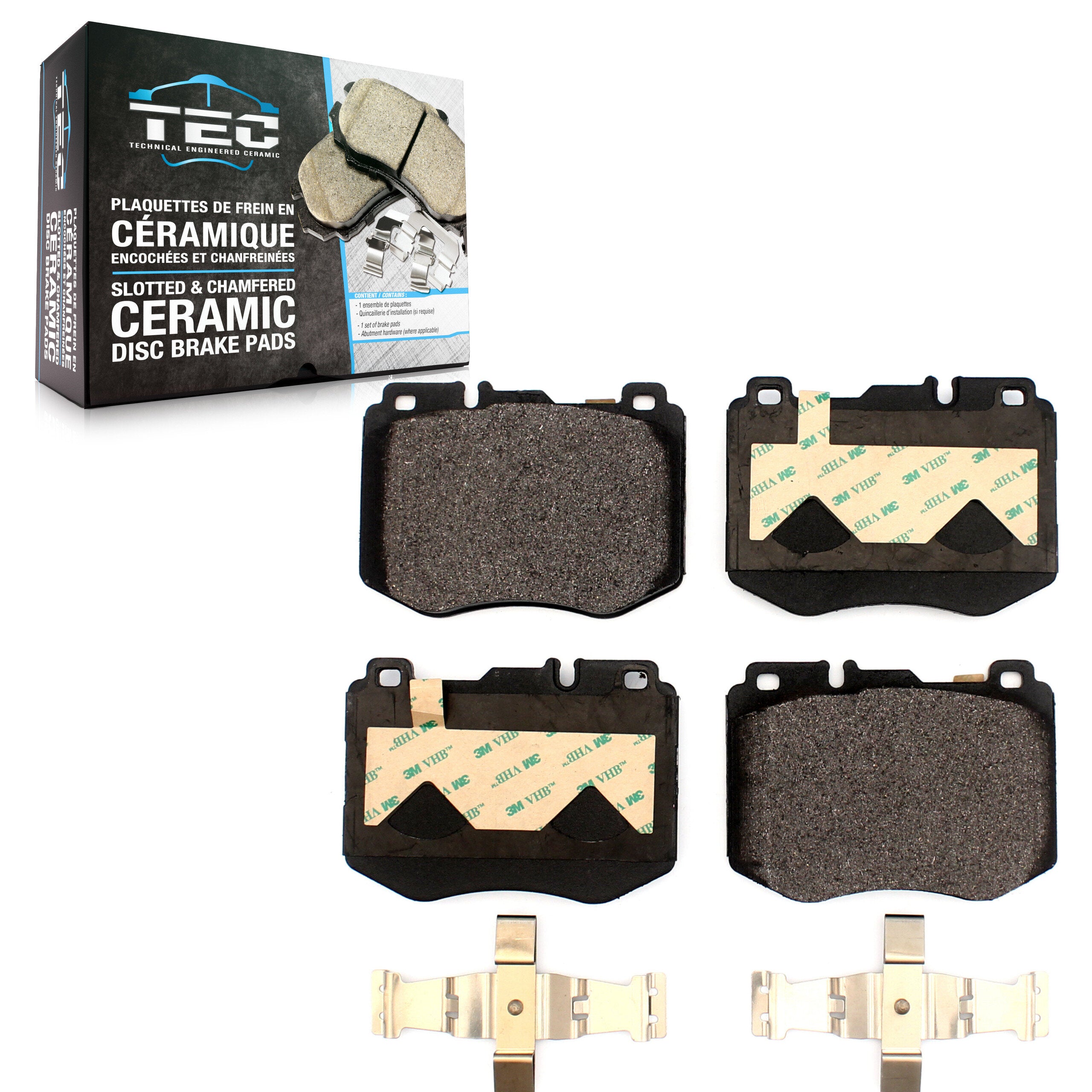 TEC TEC-1796 Disc Brake Pad for 2015-2022 Mercedes-Benz E350, Mercedes-Benz C300, Mercedes-Benz E300 - Front