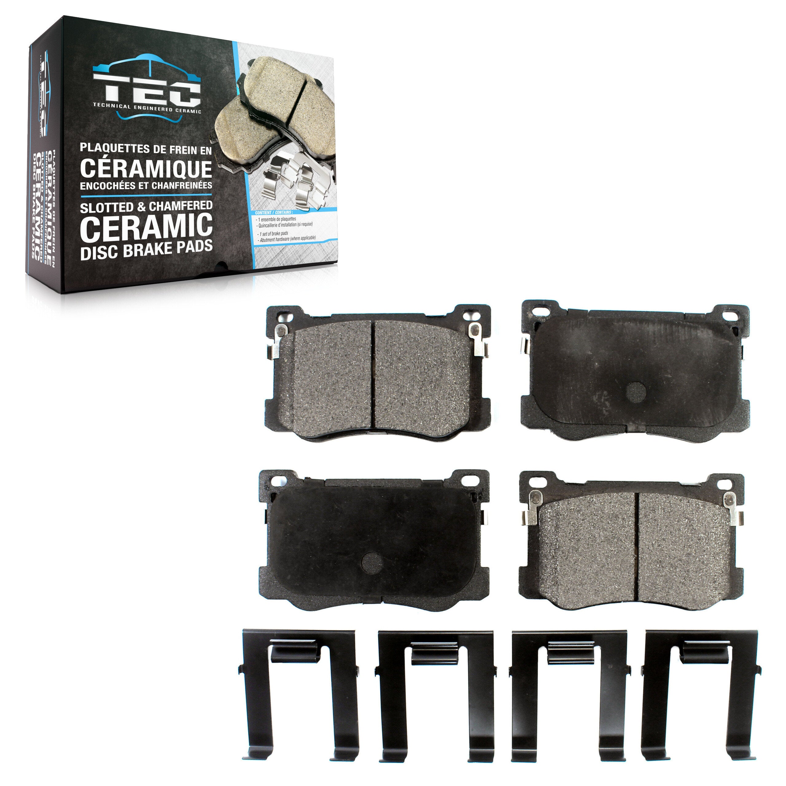 TEC TEC-1799 Disc Brake Pad for 2015-2020 Genesis G80, Hyundai Genesis, Kia K900 - Front