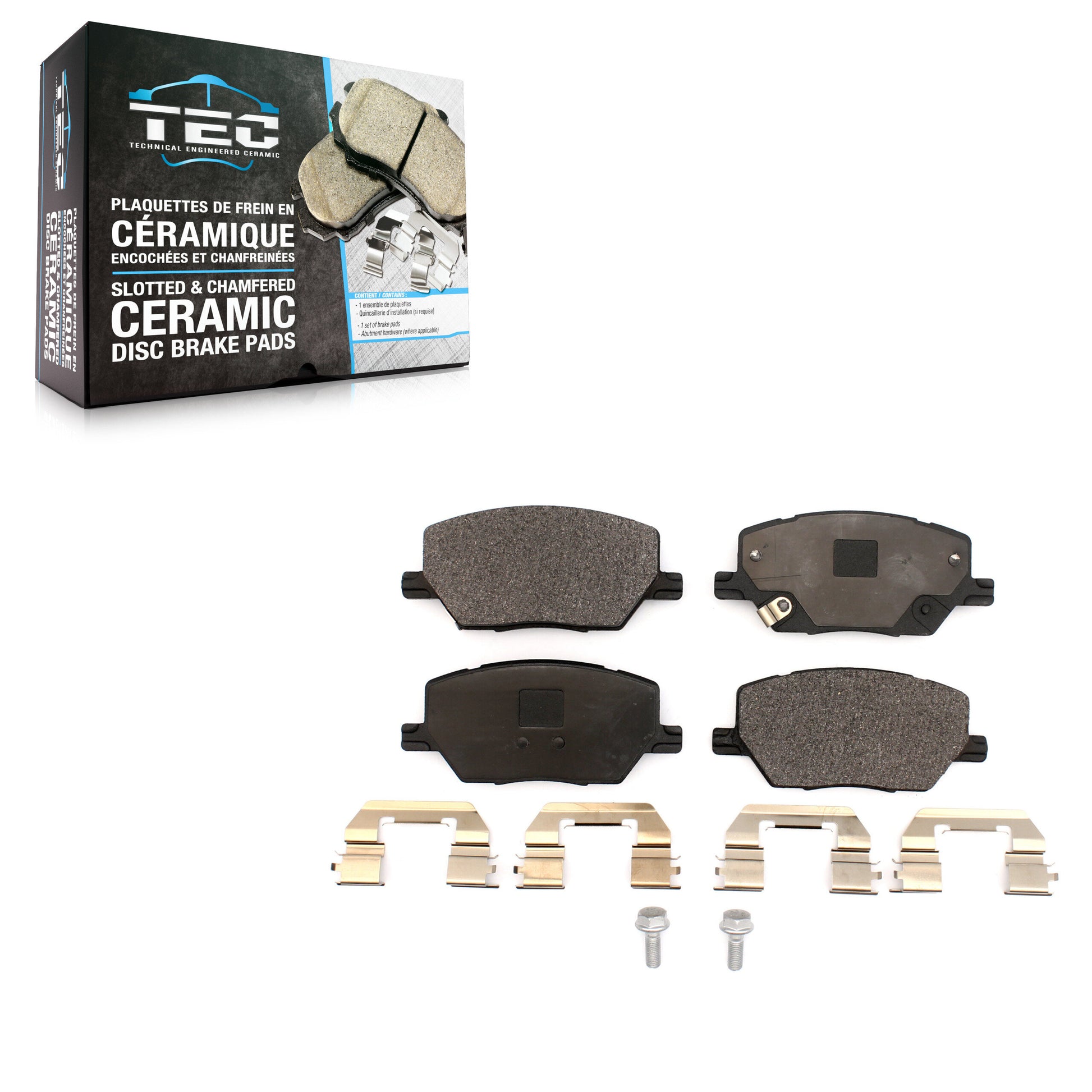 TEC TEC-1811 Disc Brake Pad for 2015-2024 Dodge Hornet, Jeep Compass, Fiat 500X - Front