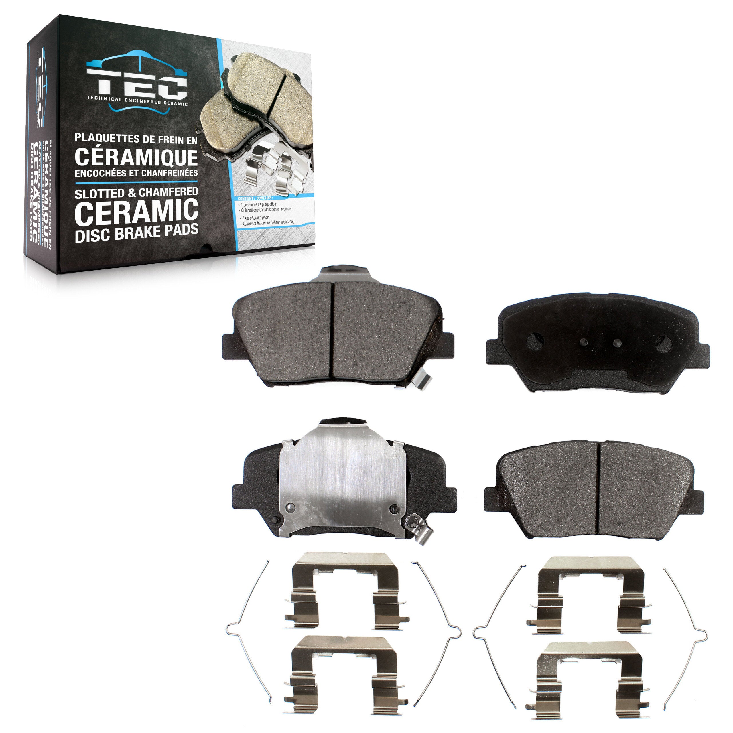 TEC TEC-1815 Disc Brake Pad for 2016-2022 Hyundai Nexo, Hyundai Santa Fe Sport, Kia Sorento - Front