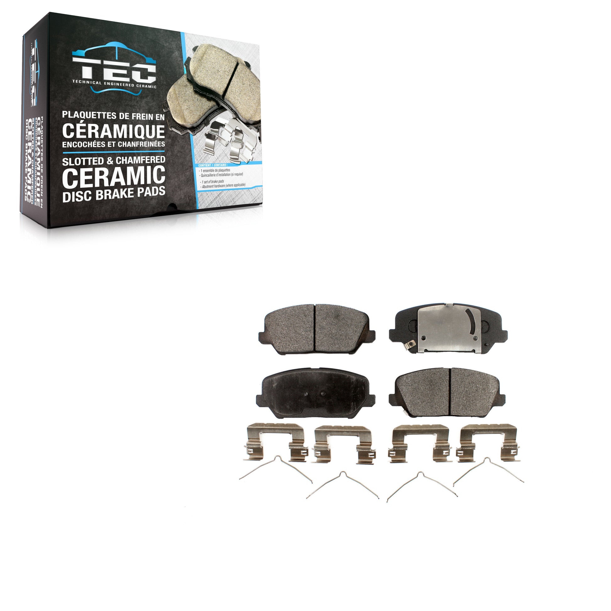 TEC TEC-1827 Disc Brake Pad for 2016-2018 Kia Forte, Kia Forte Koup, Kia Forte5 - Front