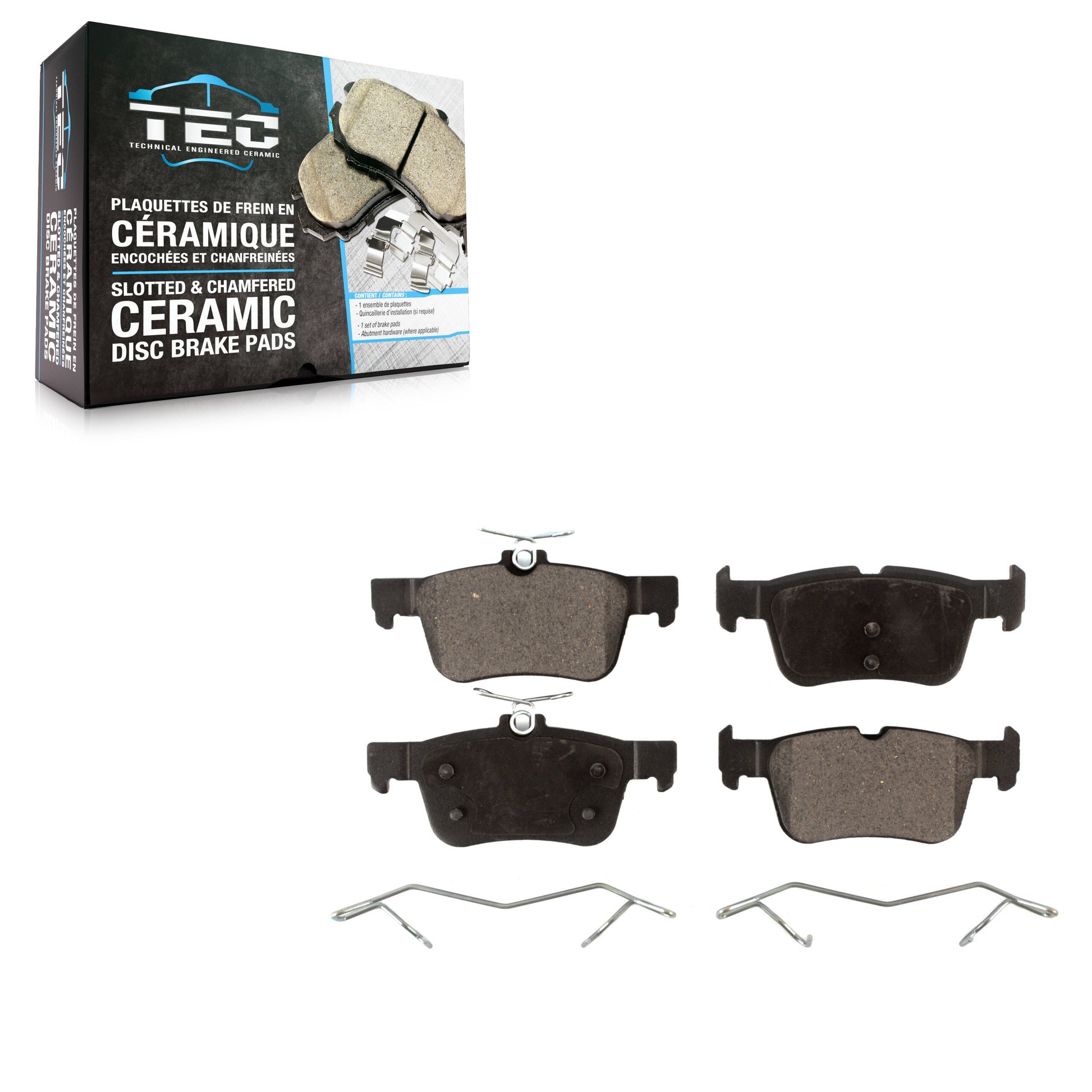 TEC TEC-1833 Disc Brake Pad for 2019-2023 Ford Maverick, Ford Bronco Sport, Ford Escape - Rear