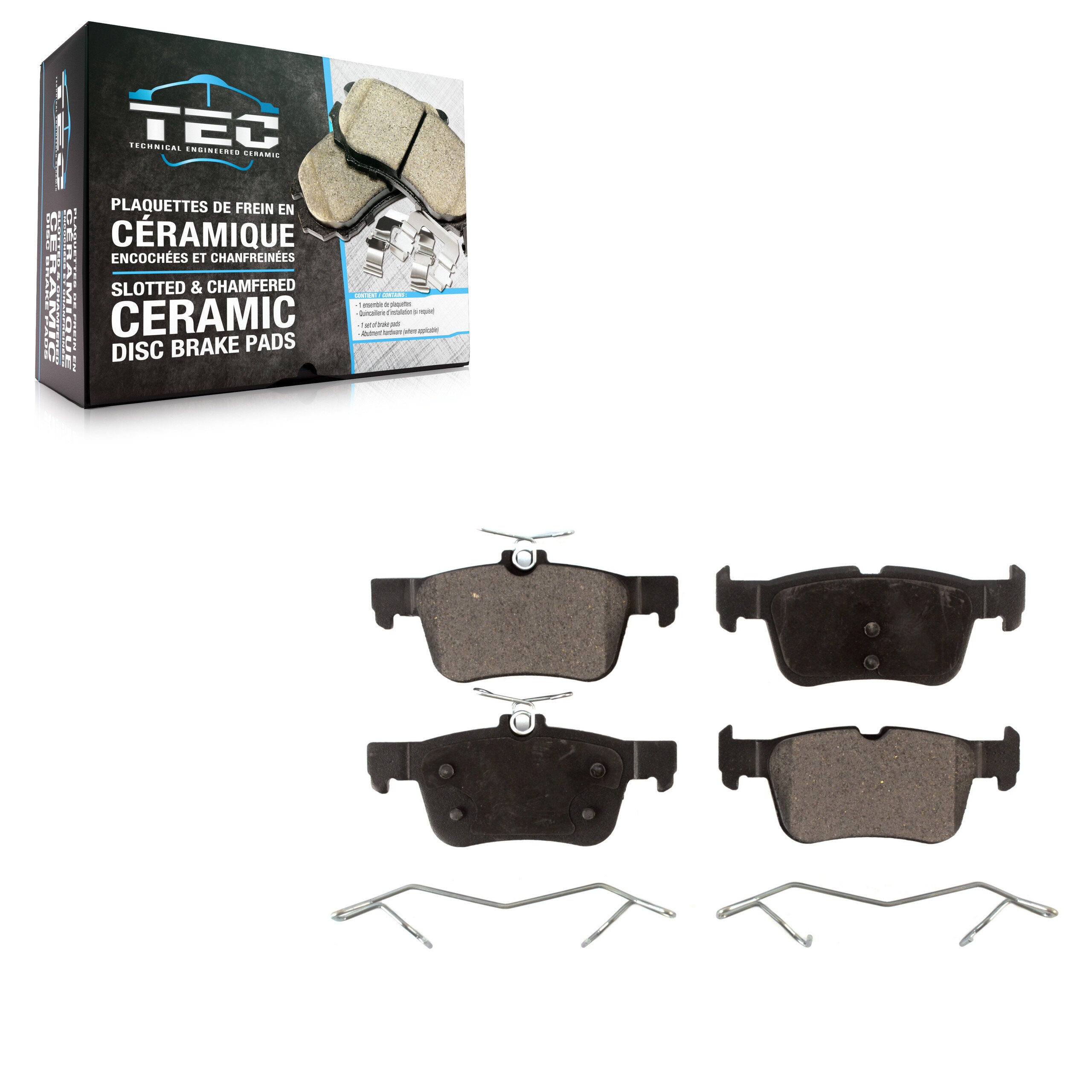 TEC TEC-1833 Disc Brake Pad for 2019-2023 Ford Maverick, Ford Bronco Sport, Ford Escape - Rear