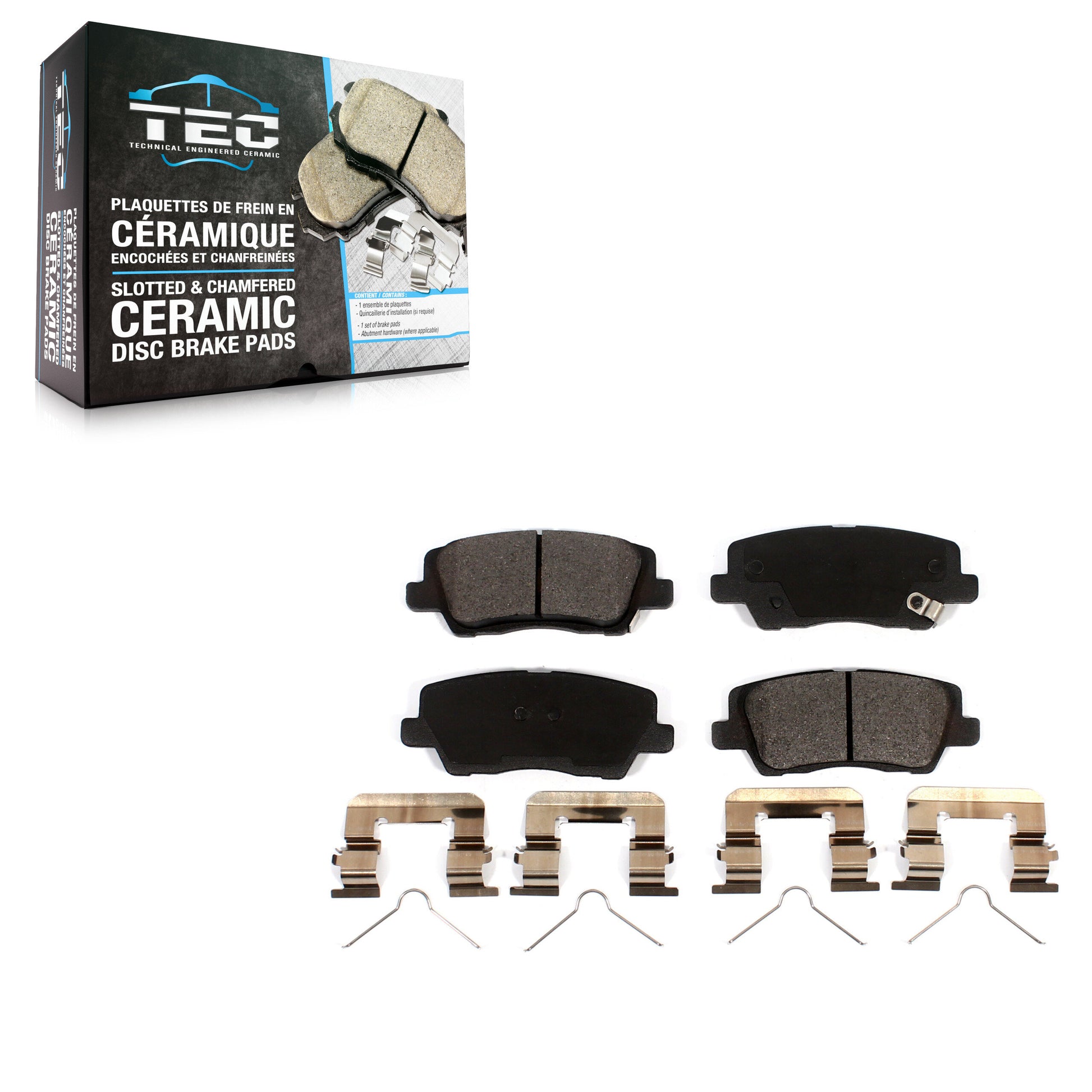 TEC TEC-1839 Disc Brake Pad for 2016-2019 Cadillac ATS, Cadillac CTS - Rear