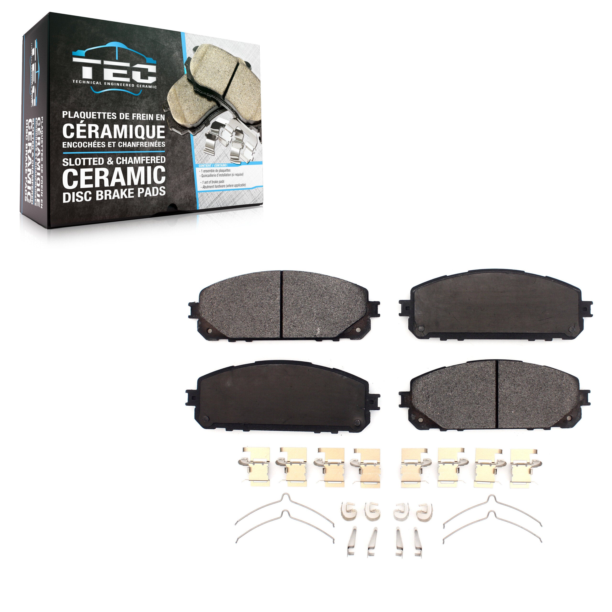 TEC TEC-1843 Disc Brake Pad for 2014-2023 Jeep Cherokee - Front