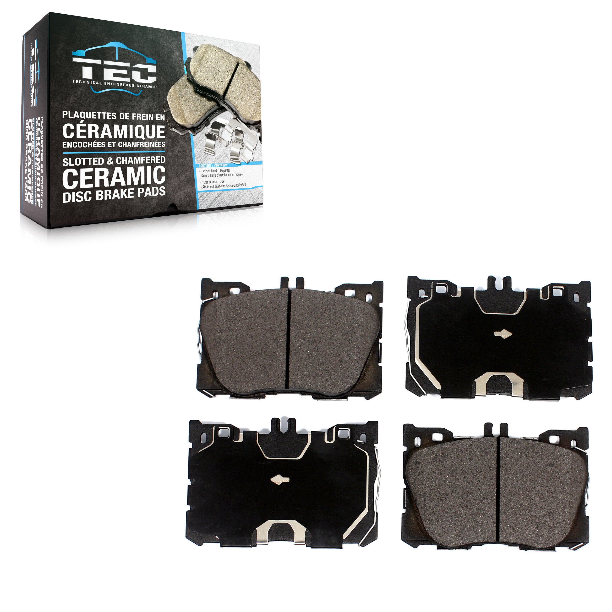 TEC TEC-1871 Disc Brake Pad for 2016-2023 Mercedes-Benz C43 AMG, Mercedes-Benz CLS53 AMG, Mercedes-Benz E450 - Front