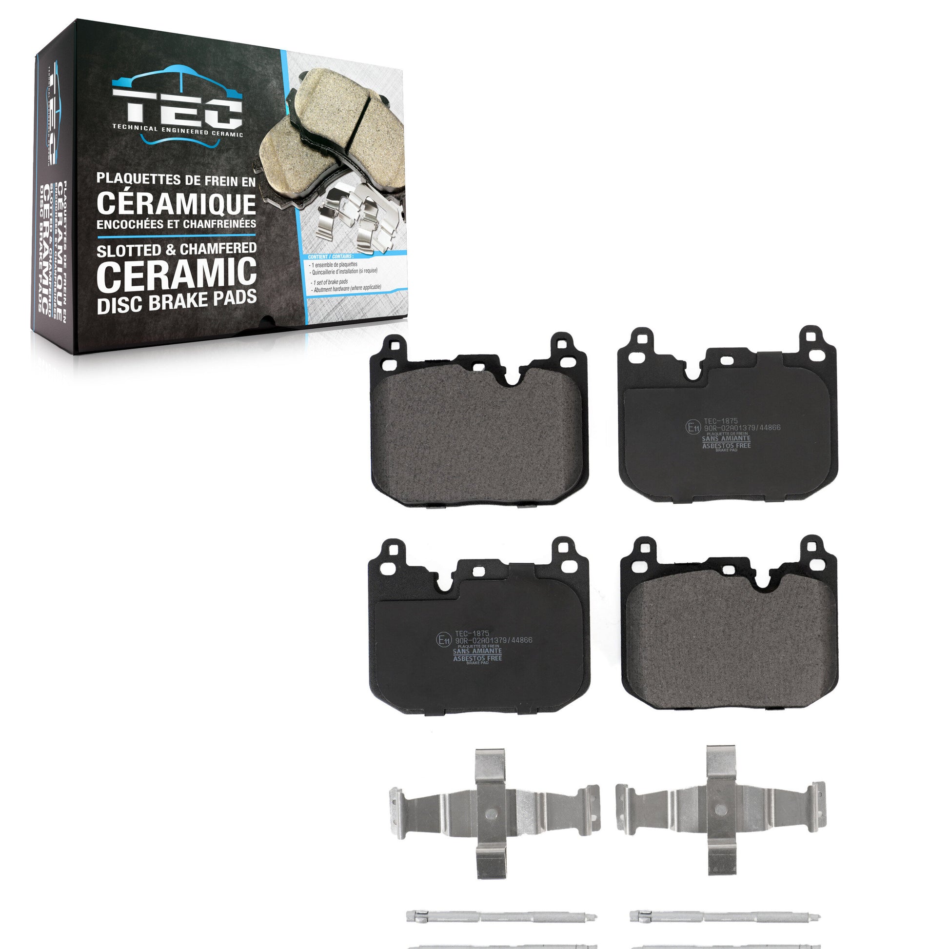 TEC TEC-1875 Disc Brake Pad for 2015-2024 BMW 228i Gran Coupe, Mini Cooper Clubman, BMW 228i xDrive Gran Coupe - Front