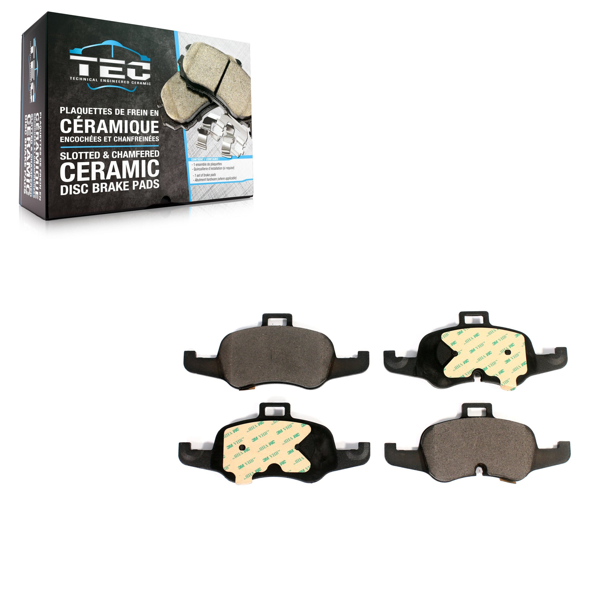 TEC TEC-1876 Disc Brake Pad for 2016-2019 Audi TTS Quattro - Front
