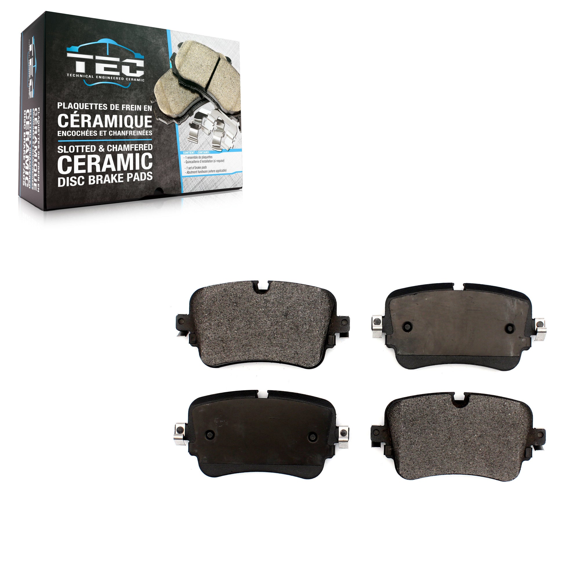 TEC TEC-1895 Disc Brake Pad for 2017-2020 Audi A8 Quattro, Audi Q7, Audi Q8 - Rear