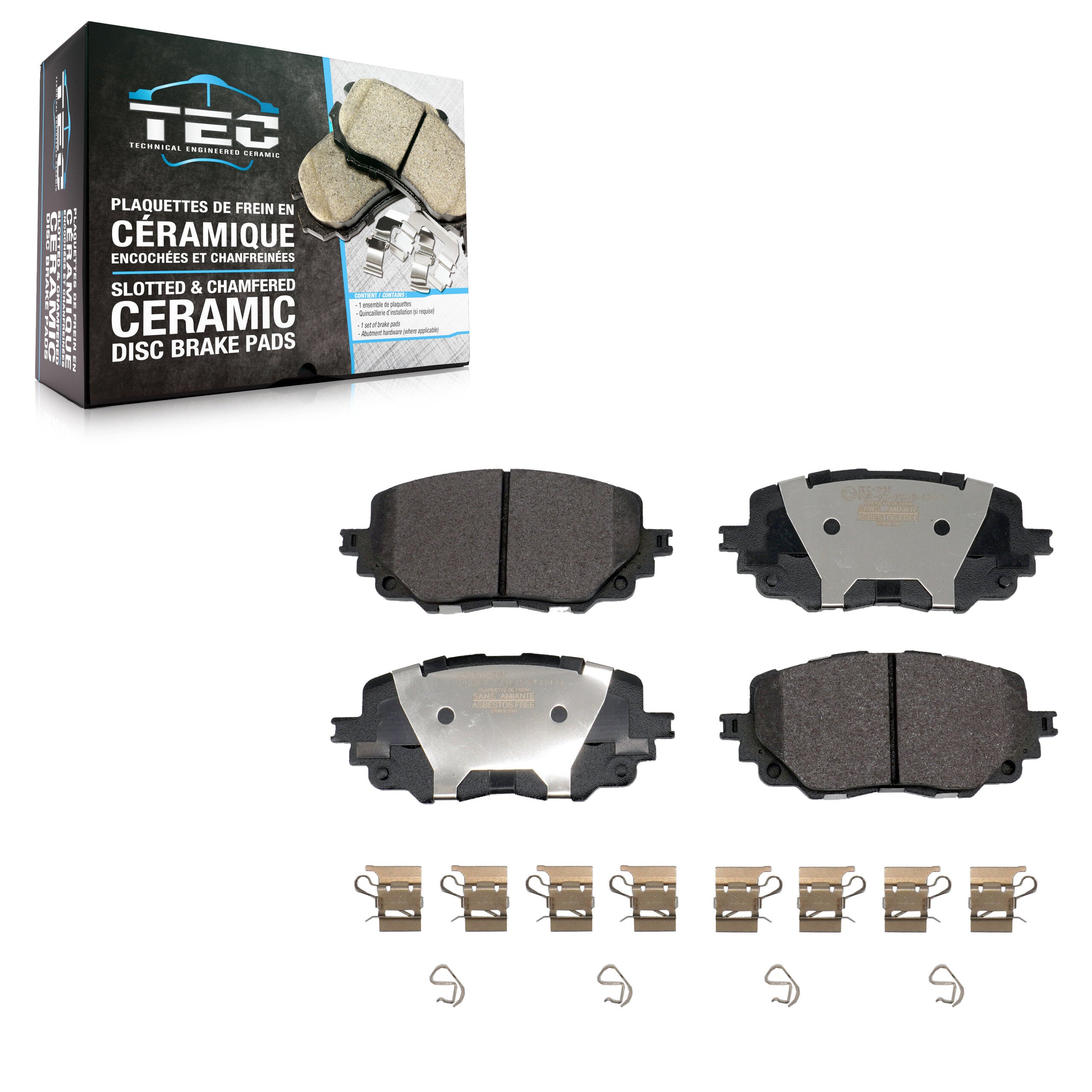 TEC TEC-1903 Disc Brake Pad for 2016-2023 Fiat 124 Spider, Mazda MX-5 Miata - Front