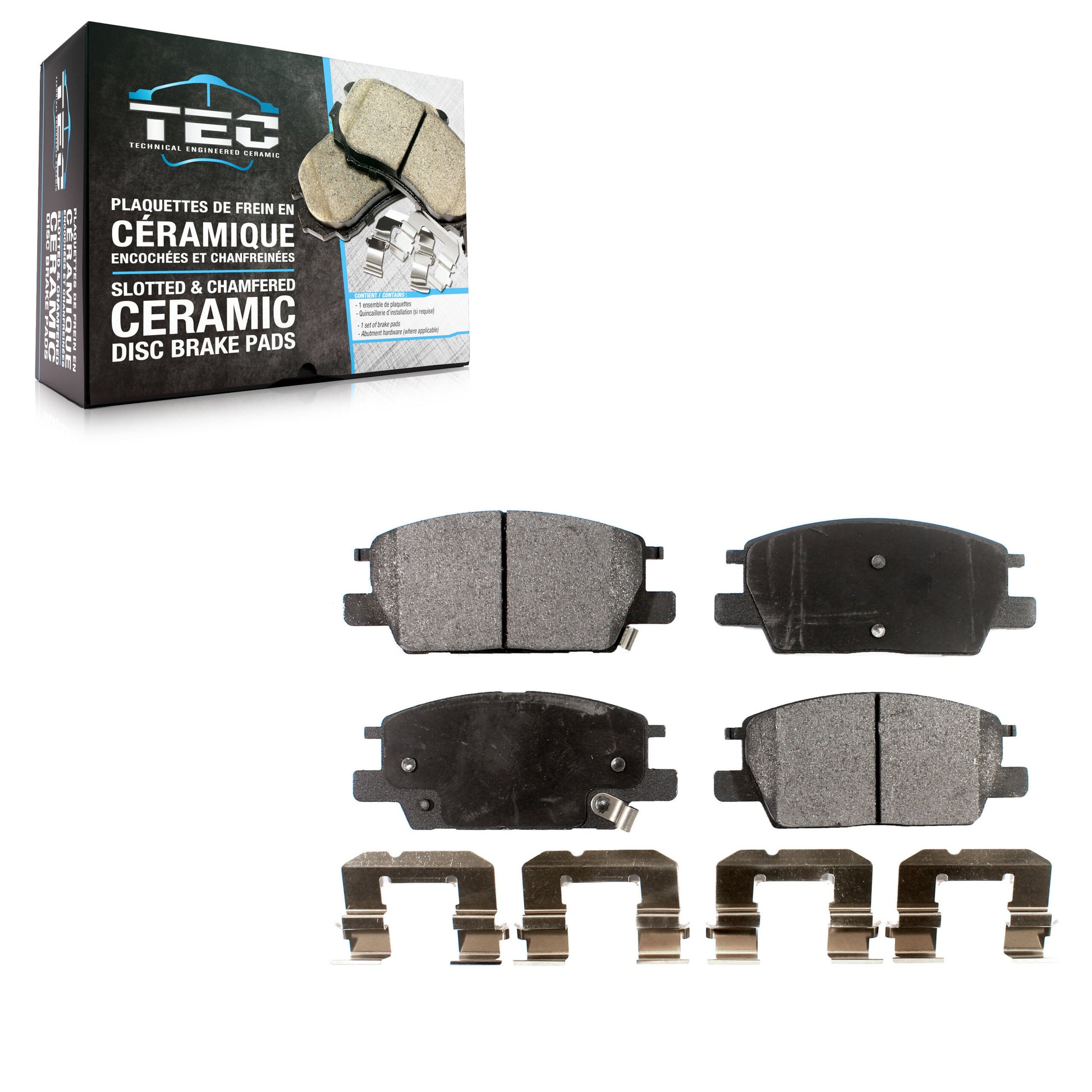 TEC TEC-1913 Disc Brake Pad for 2016-2020 Chevrolet Equinox, Buick Regal Sportback, Buick Regal TourX - Front